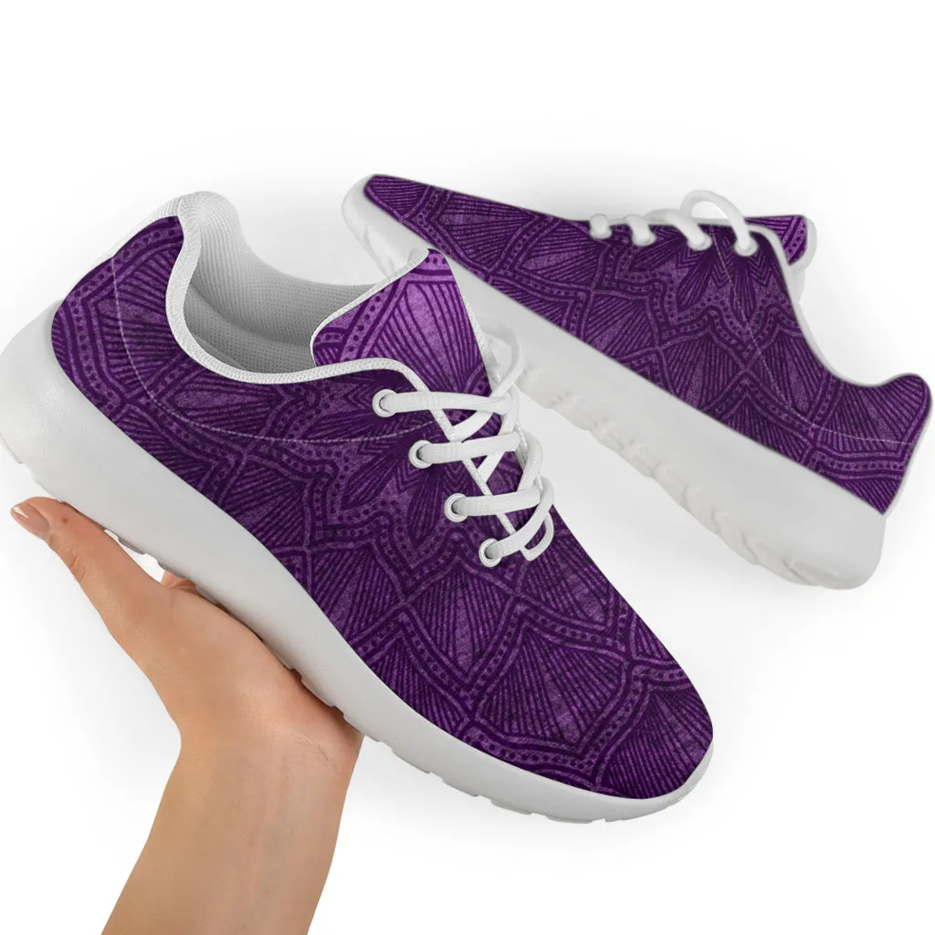 Purple Mandala Sneakers