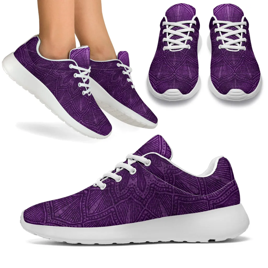 Purple Mandala Sneakers