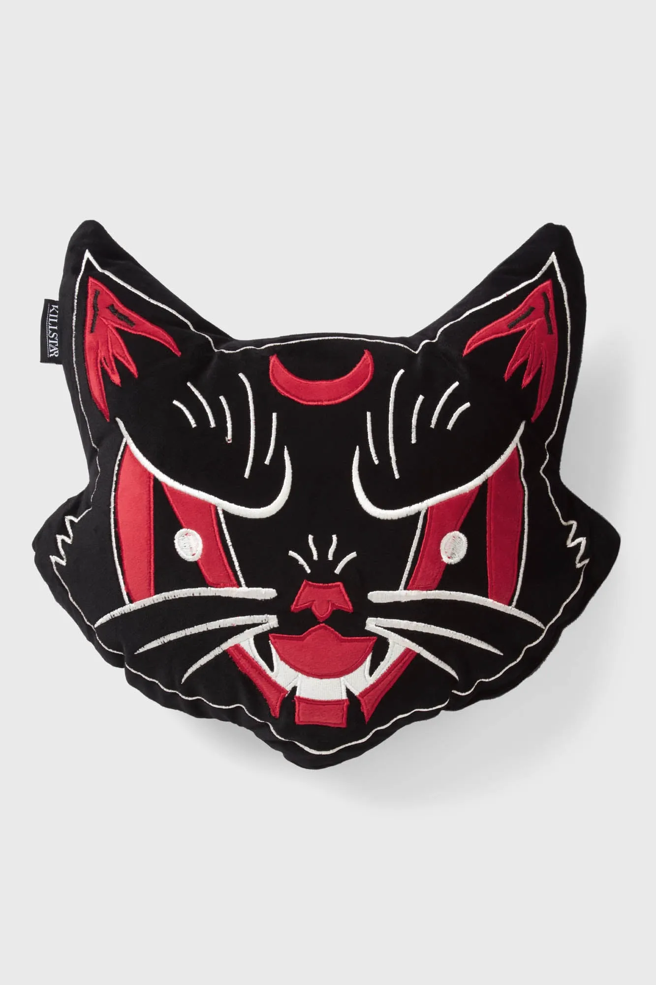 Purr Evil Filled Shape Cushion