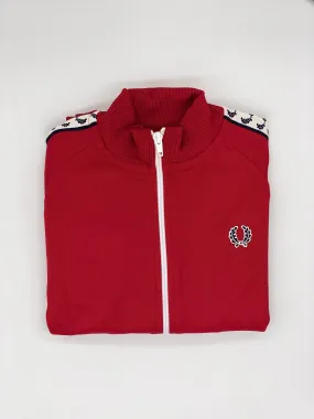 RED KIDS LAUREL TAPED TRACK JACKET