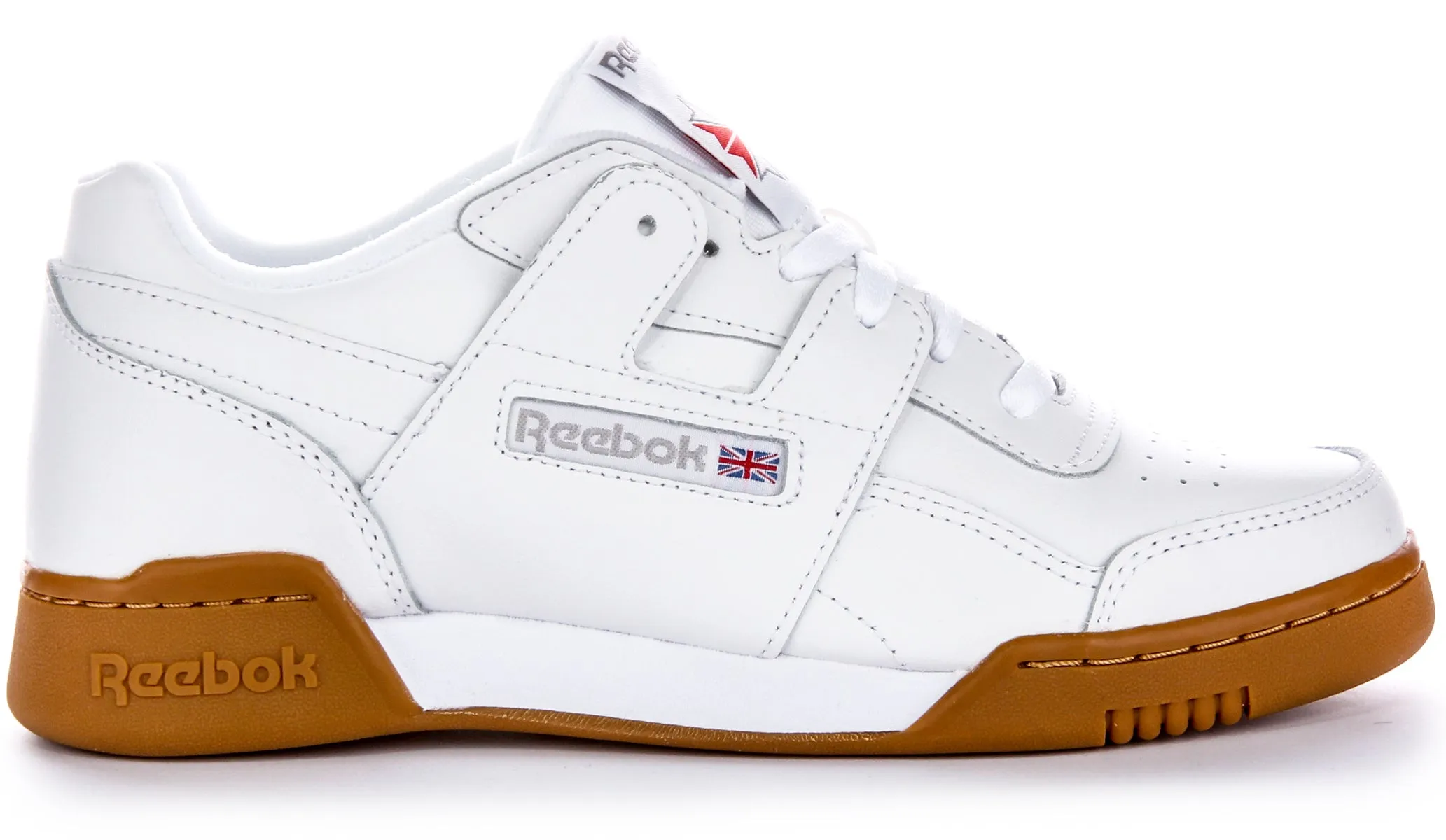 Reebok Workout Plus In White Gum