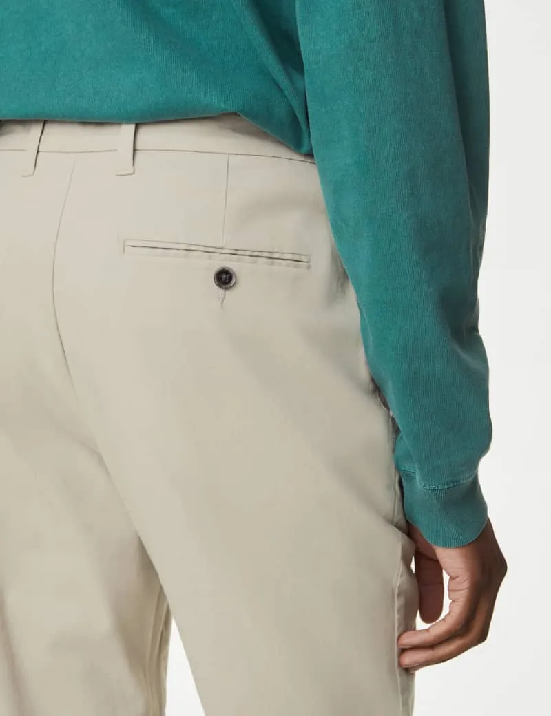 Regular Fit Stretch Chinos