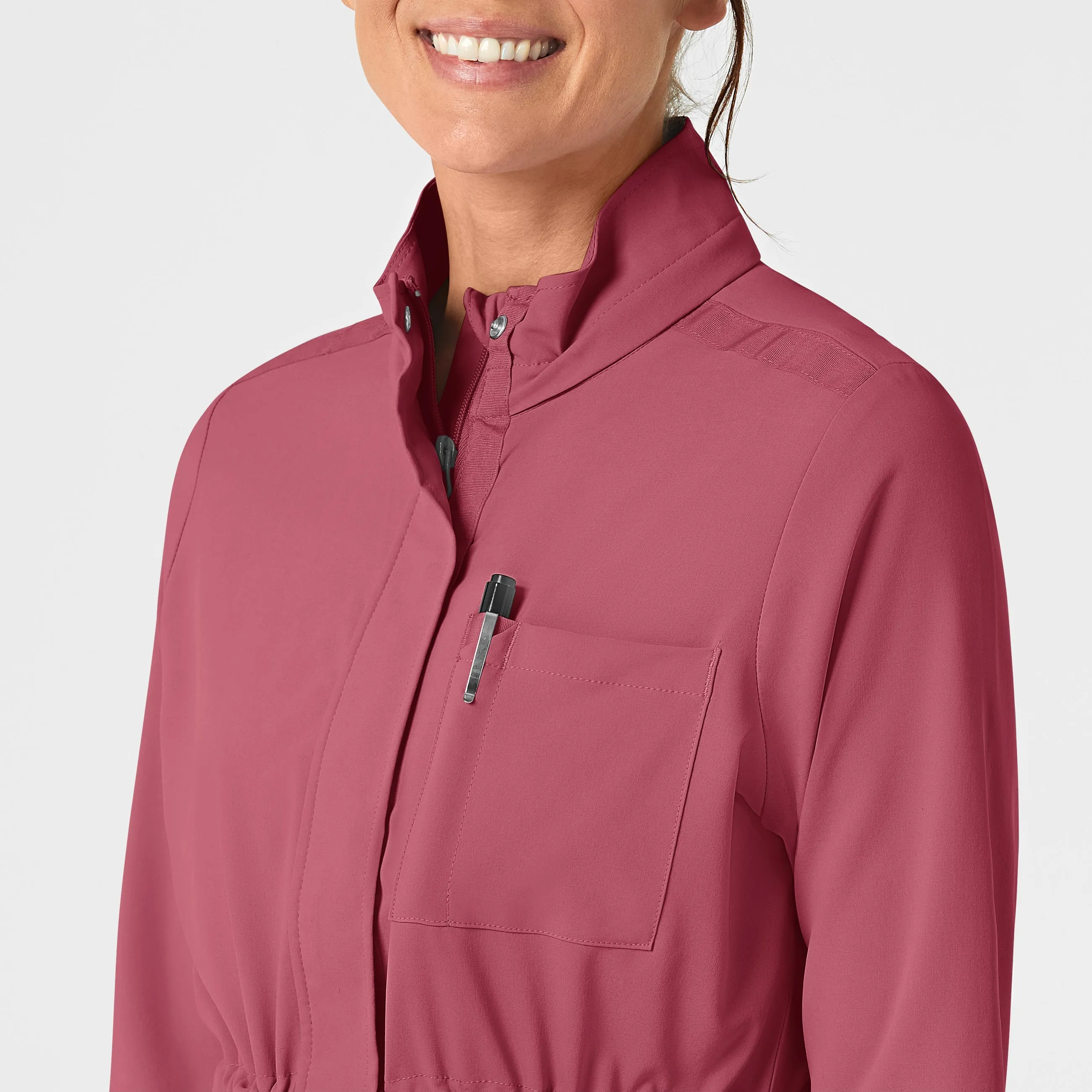 RENEW Women's Convertible Hood Fashion Jacket - Rosebud