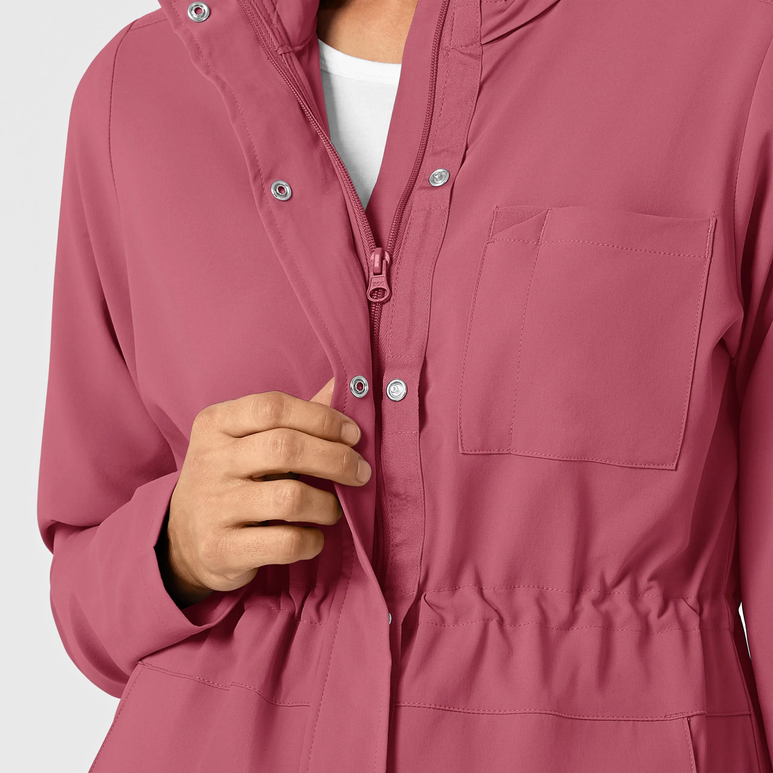 RENEW Women's Convertible Hood Fashion Jacket - Rosebud