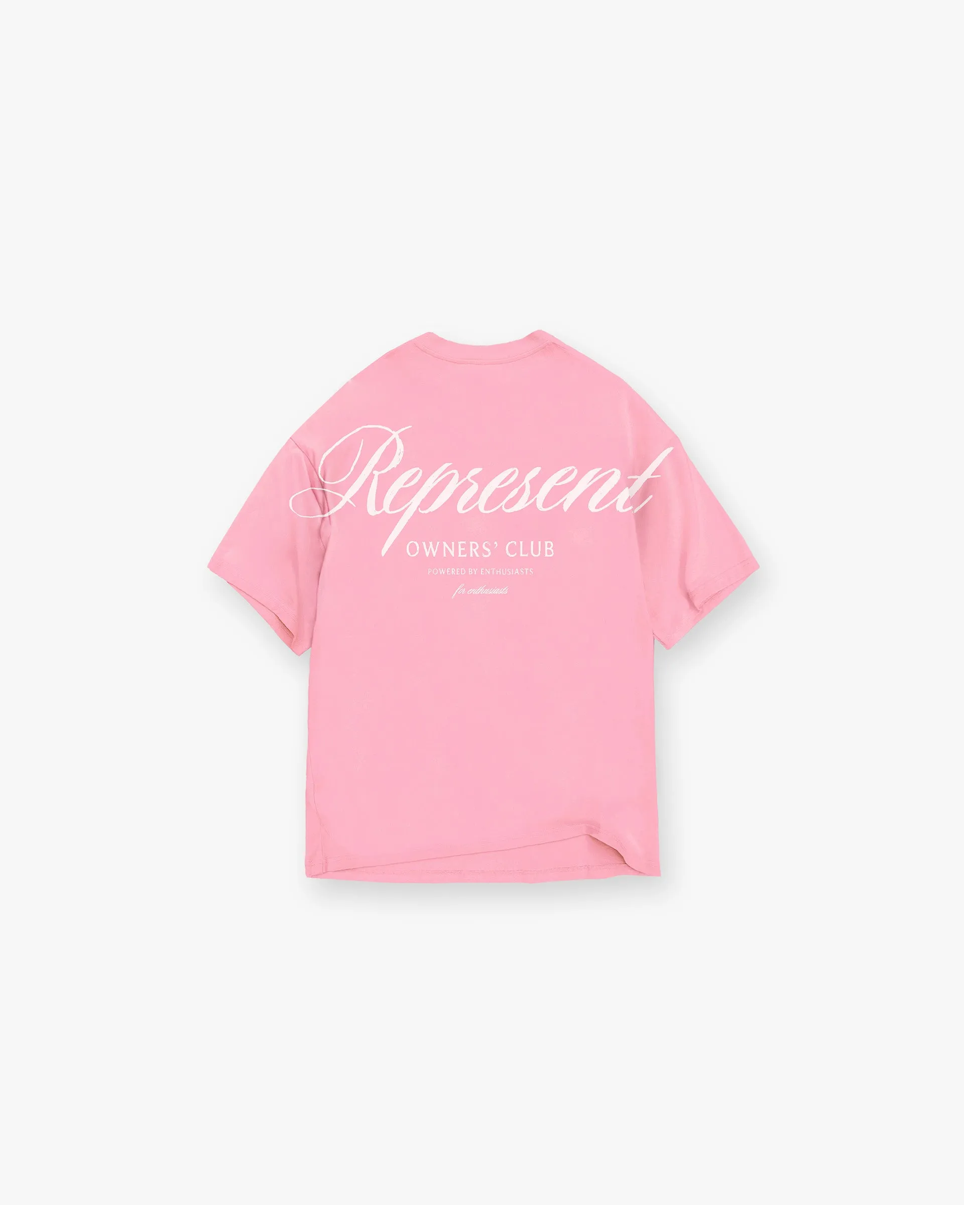 Represent Owners Club Script T-Shirt - Pink