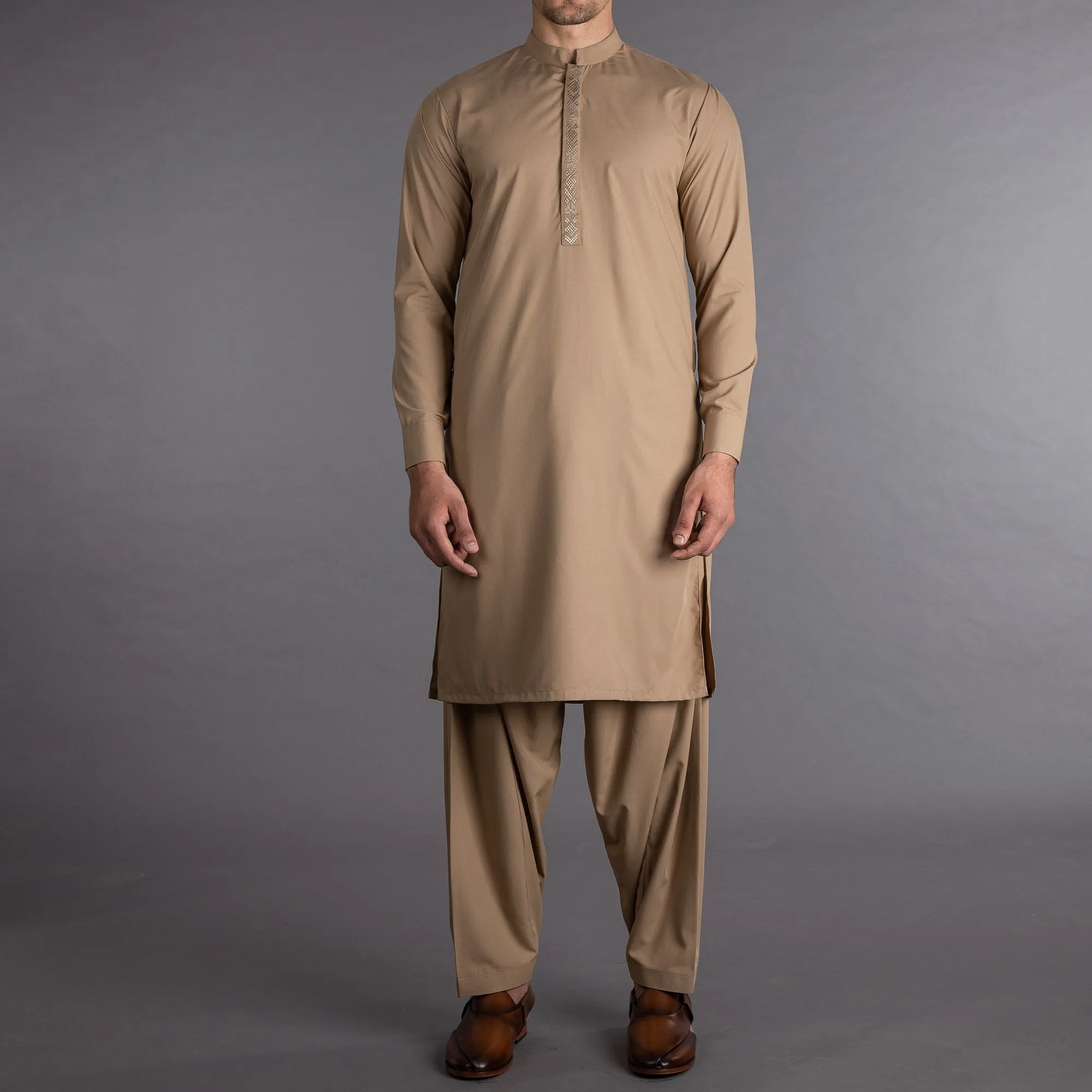 Riwaaj - Camel Shalwar Qameez