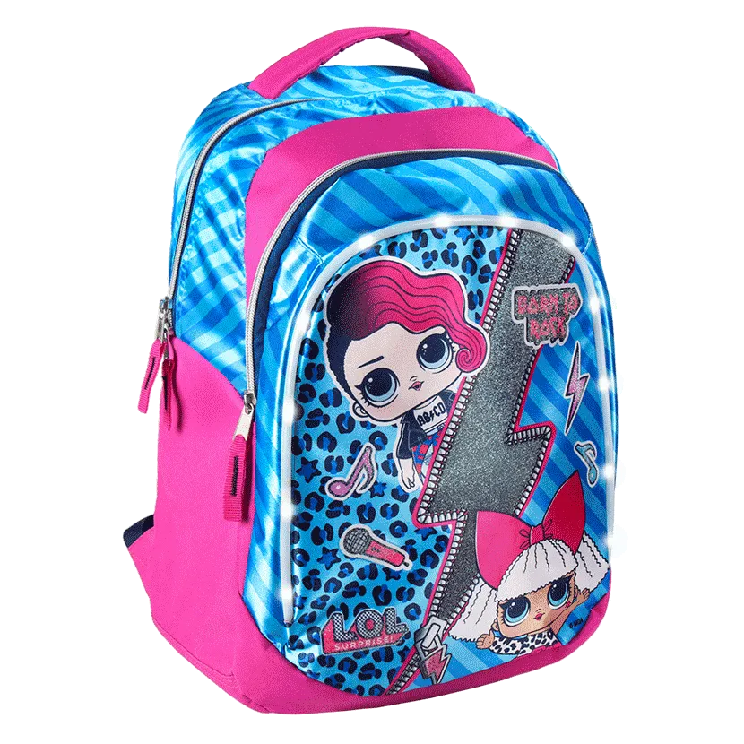 Rucsac LOL Luces, 47 cm, fete,   3 ani