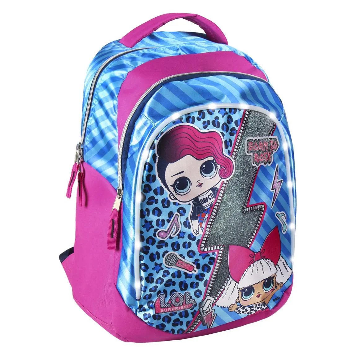 Rucsac LOL Luces, 47 cm, fete,   3 ani