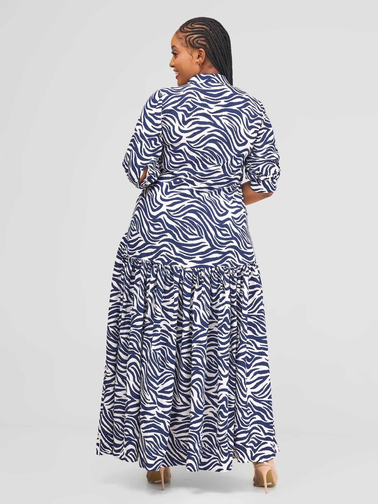 Salok Havilah Ella Dress - Blue Print