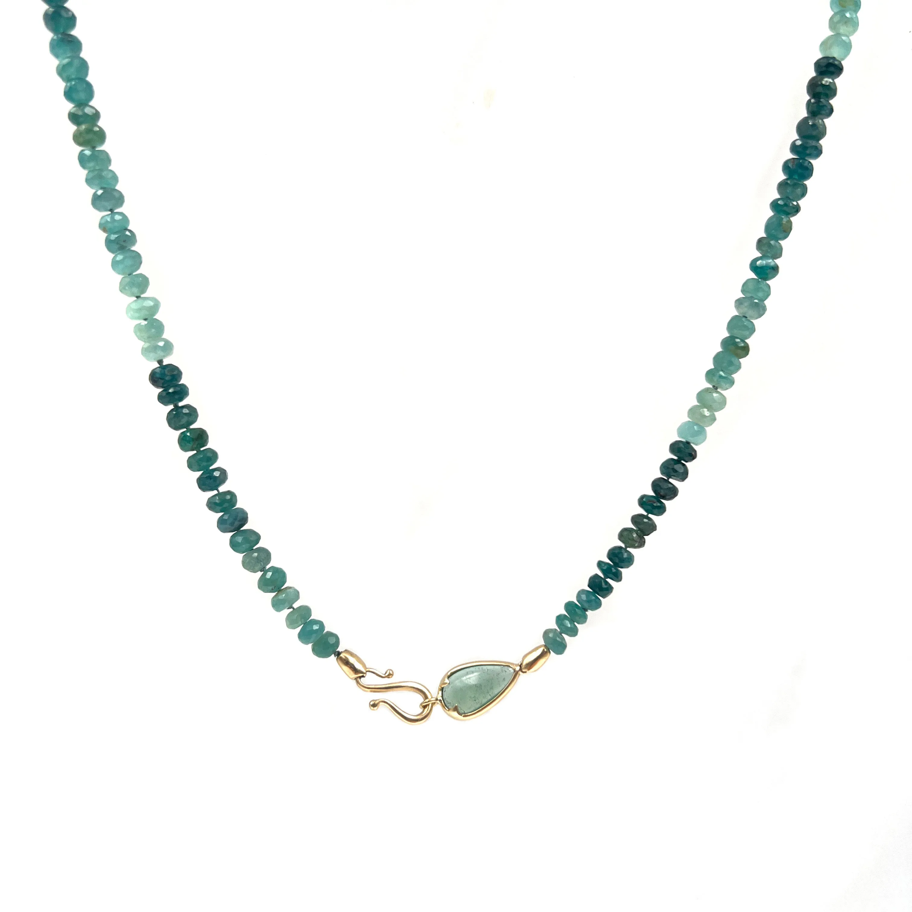 Serpent Necklace, Grandidierite and Tourmaline