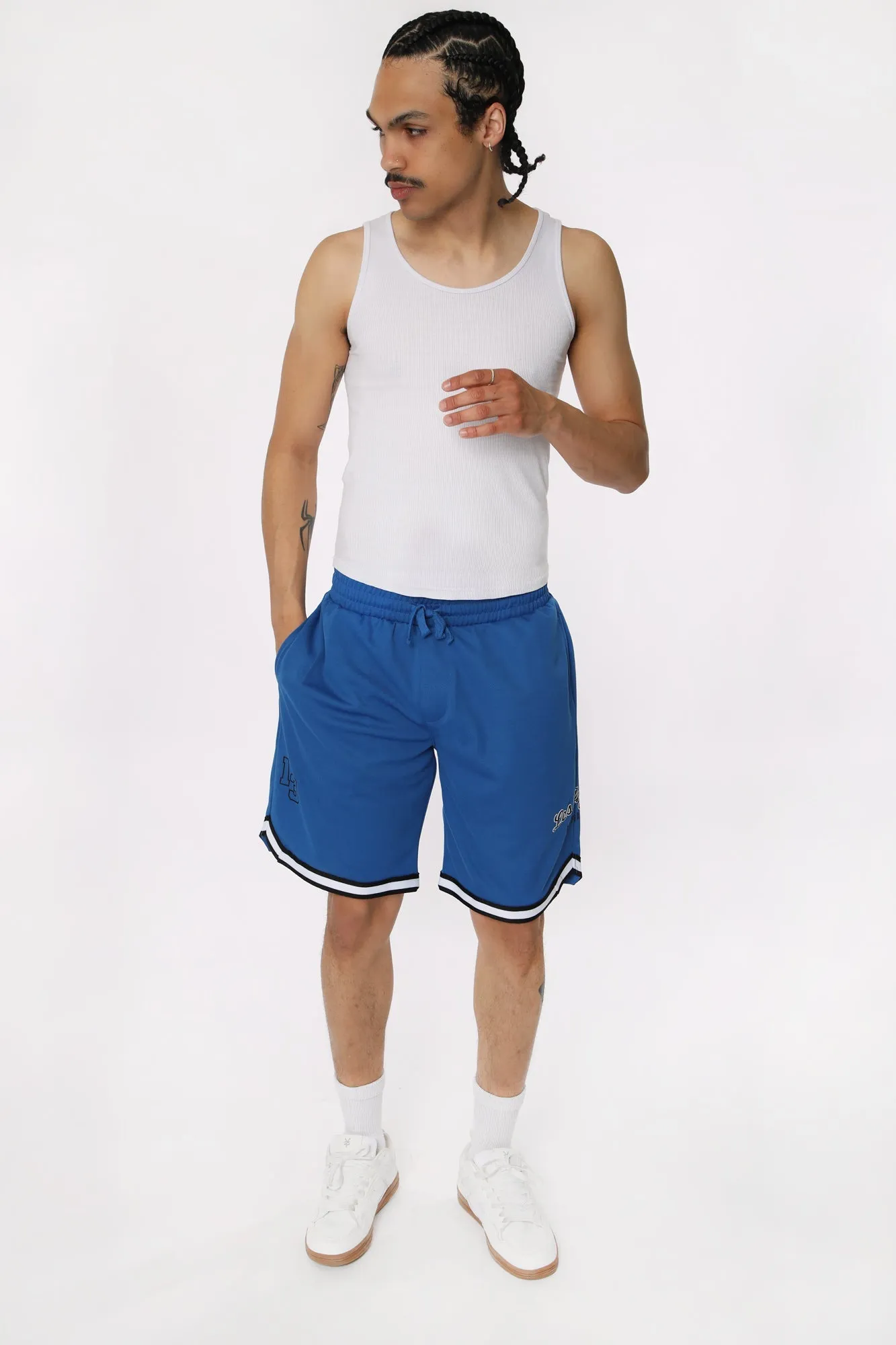 Short en Maille Los Angeles West49 Homme