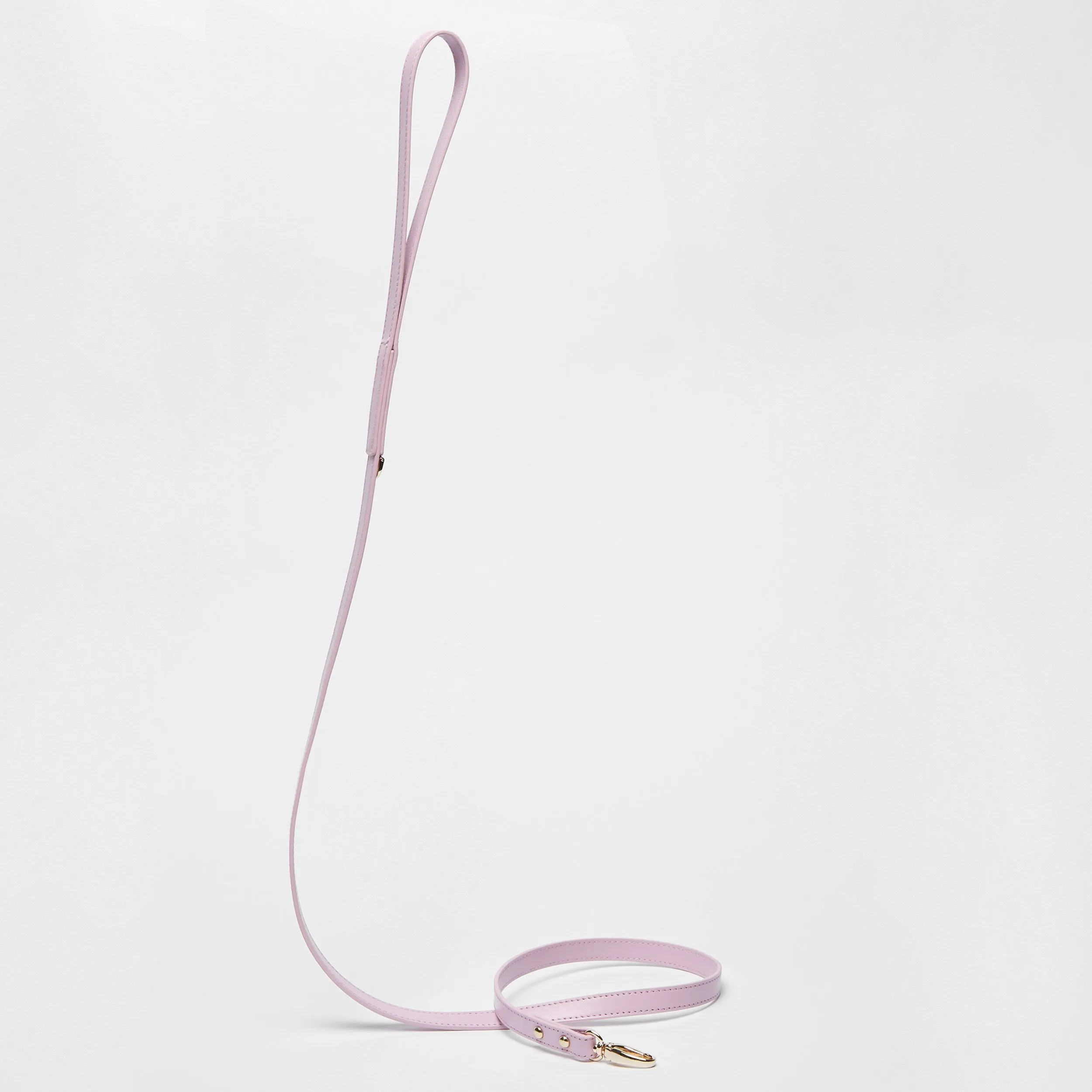 Smooth Leather Lead(Pink)