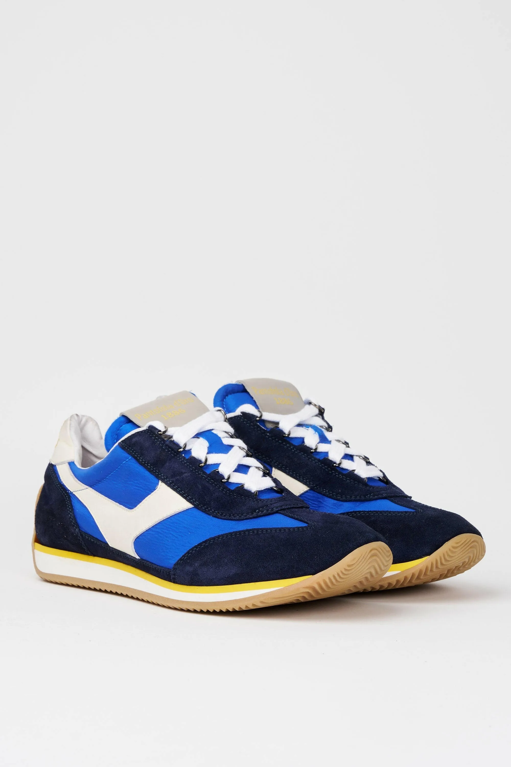 Sneakers uomo Trainer '74 in camoscio blu e tessuto 003