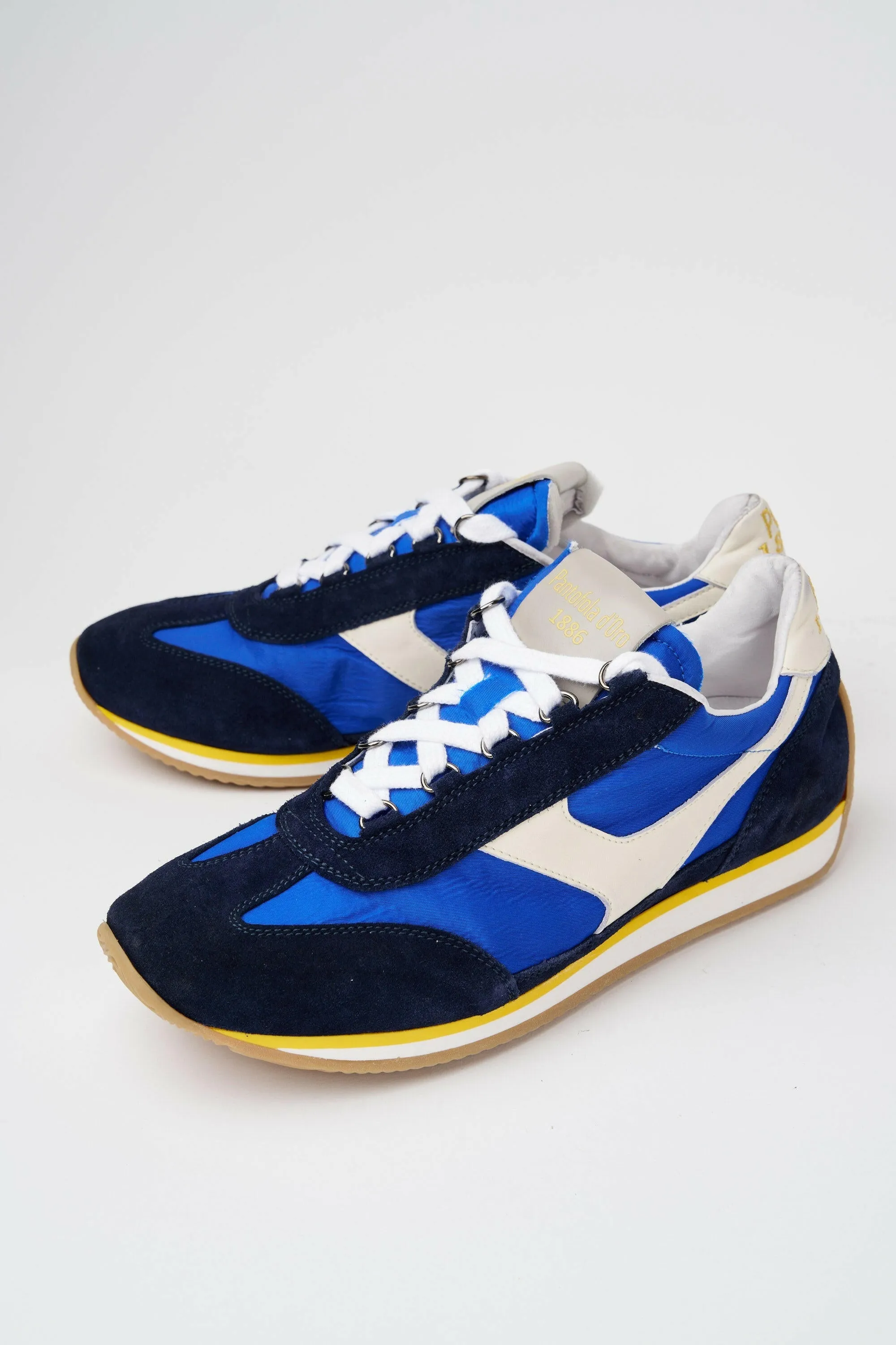 Sneakers uomo Trainer '74 in camoscio blu e tessuto 003