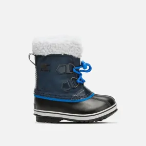 Sorel Collegiate Navy Nylon Yoot Pac Children's Boot