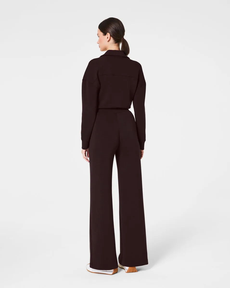 SPANX AirEssentials Long Sleeve Wide Leg Jumpsuit