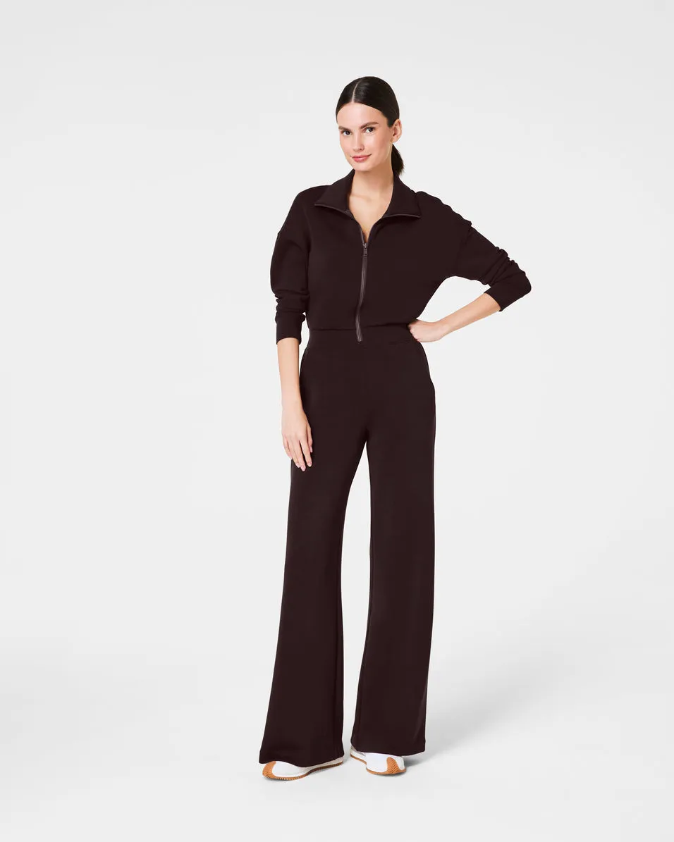 SPANX AirEssentials Long Sleeve Wide Leg Jumpsuit