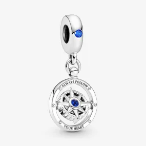 Spinning Compass Dangle Charm 790099C01