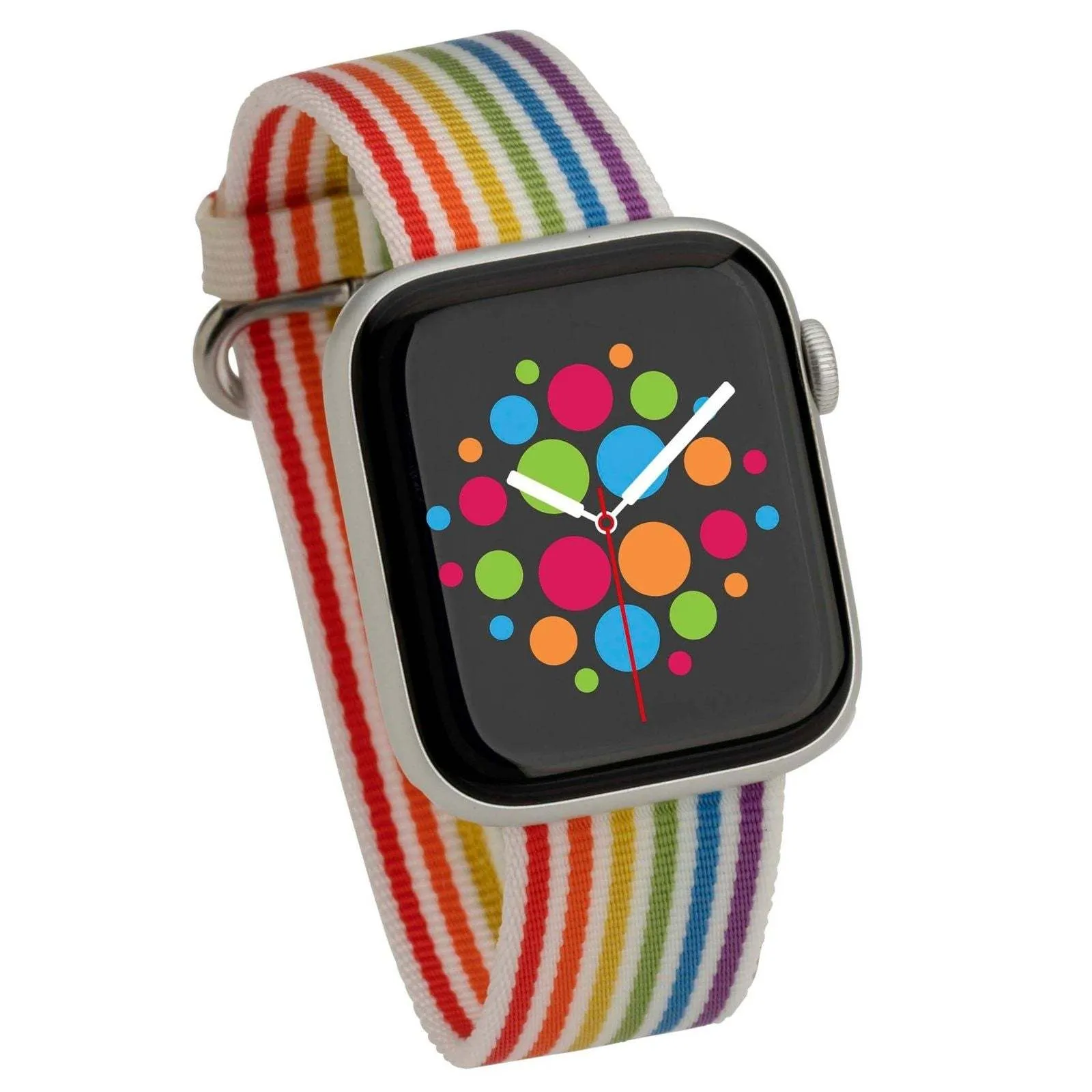 Striped Woven Nylon Apple Watch Band