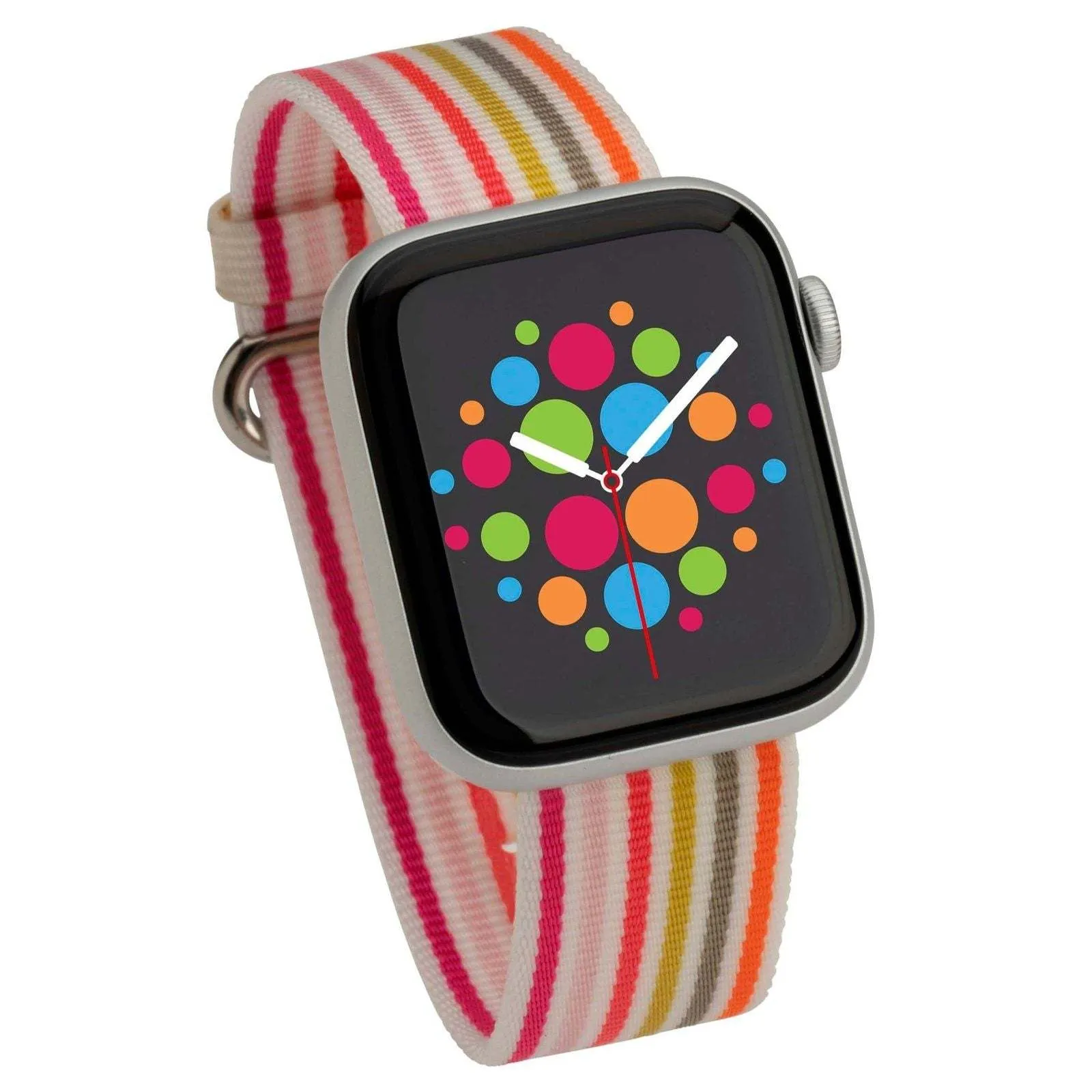 Striped Woven Nylon Apple Watch Band