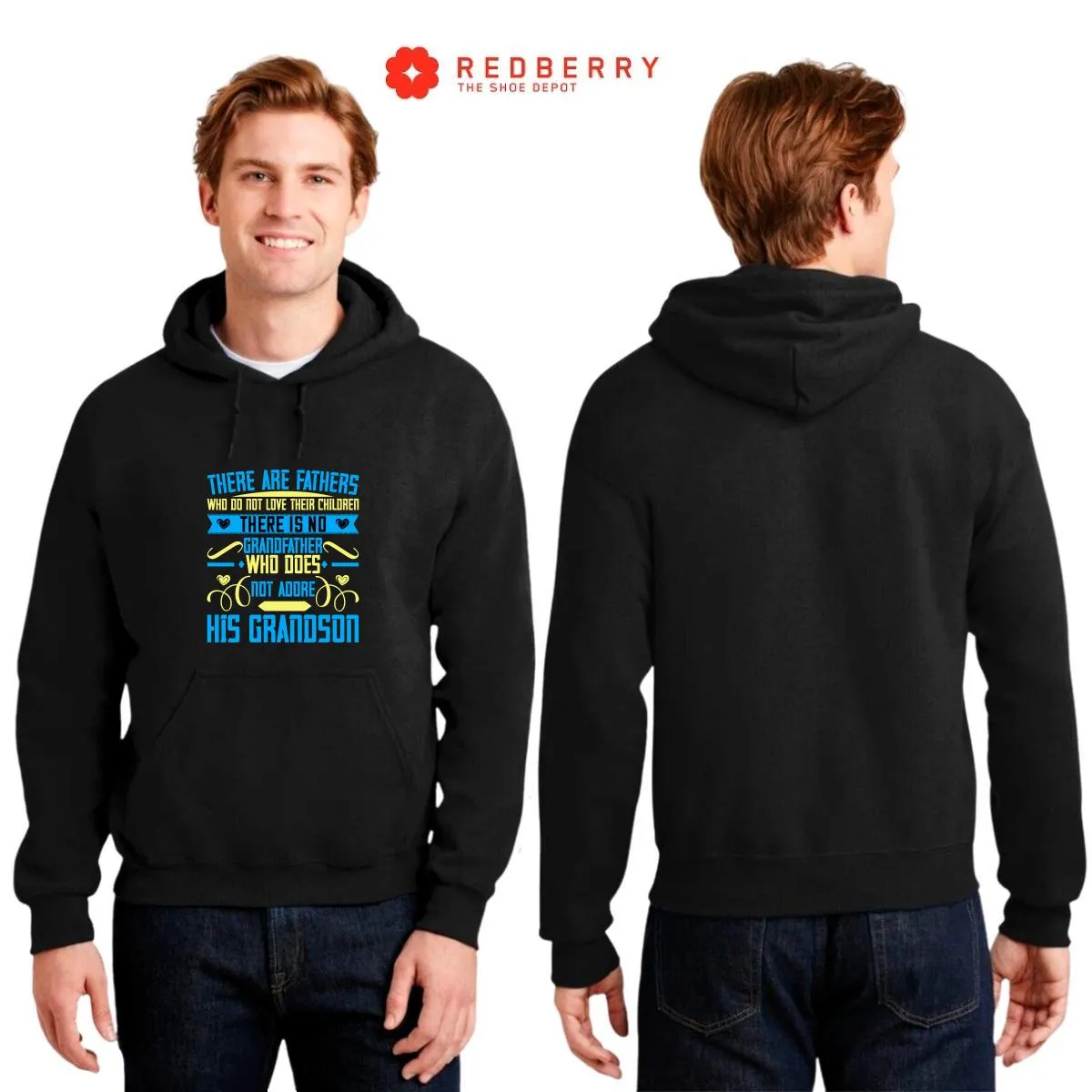 Sudadera Hombre  Hoodie Abuelo Papá Padre Hijo Hija 046