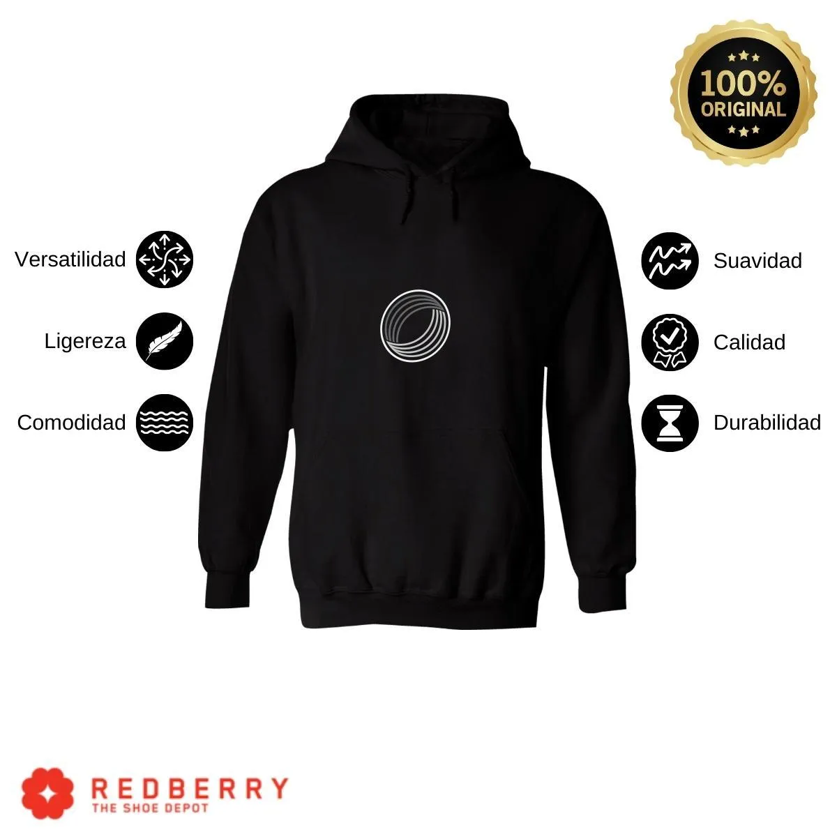 Sudadera Hombre  Hoodie Geometría Diseo Frases 010