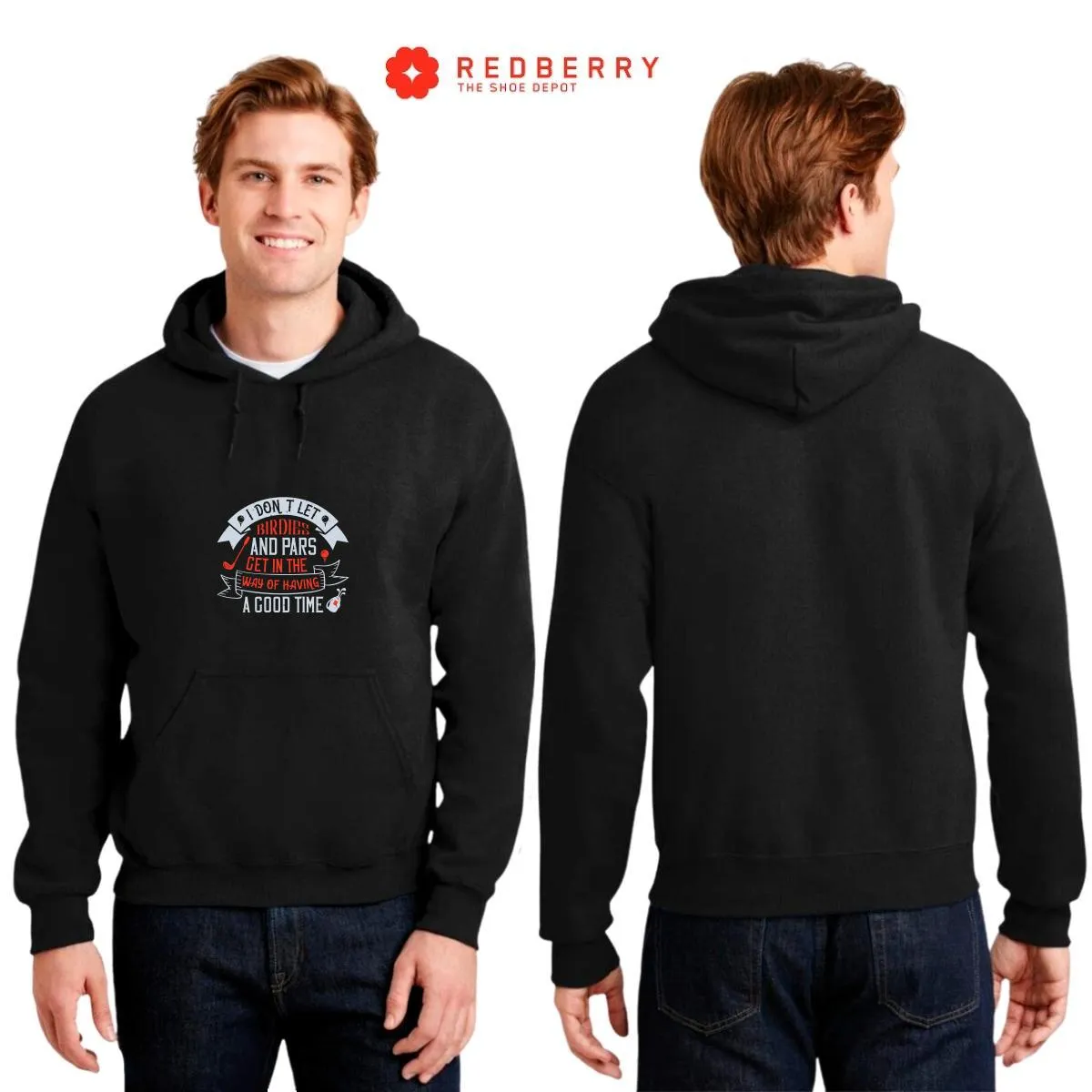 Sudadera Hombre  Hoodie Golf Deporte Frases 021