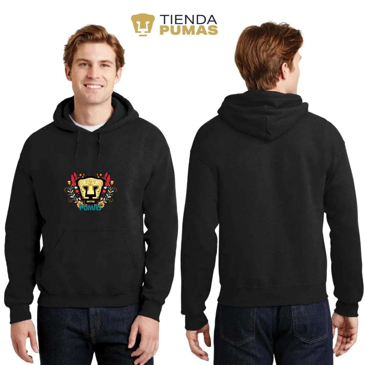 Sudadera para Hombre Hoodie Pumas UNAM Día de Muertos