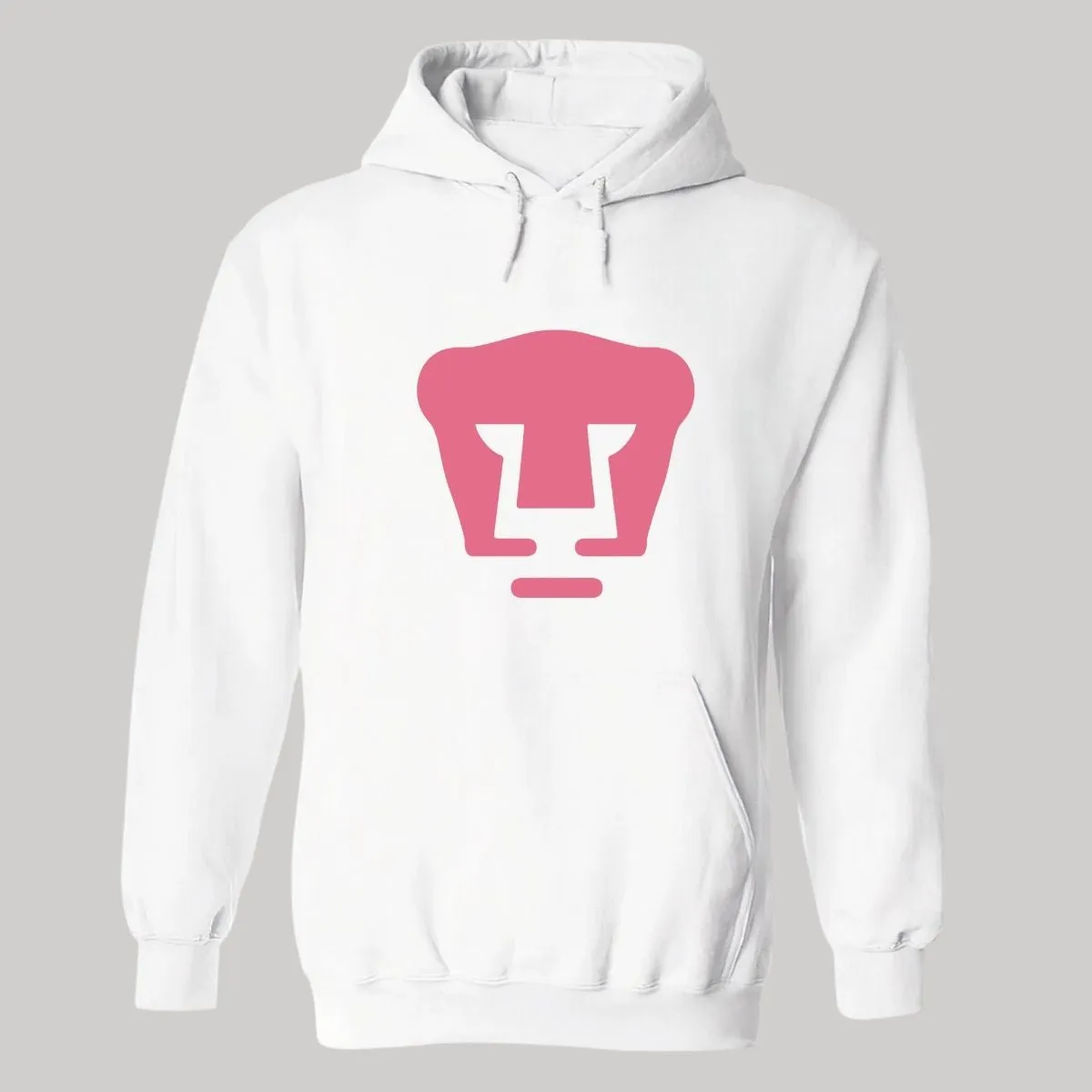 Sudadera para Hombre Hoodie Pumas UNAM Logo Rosa