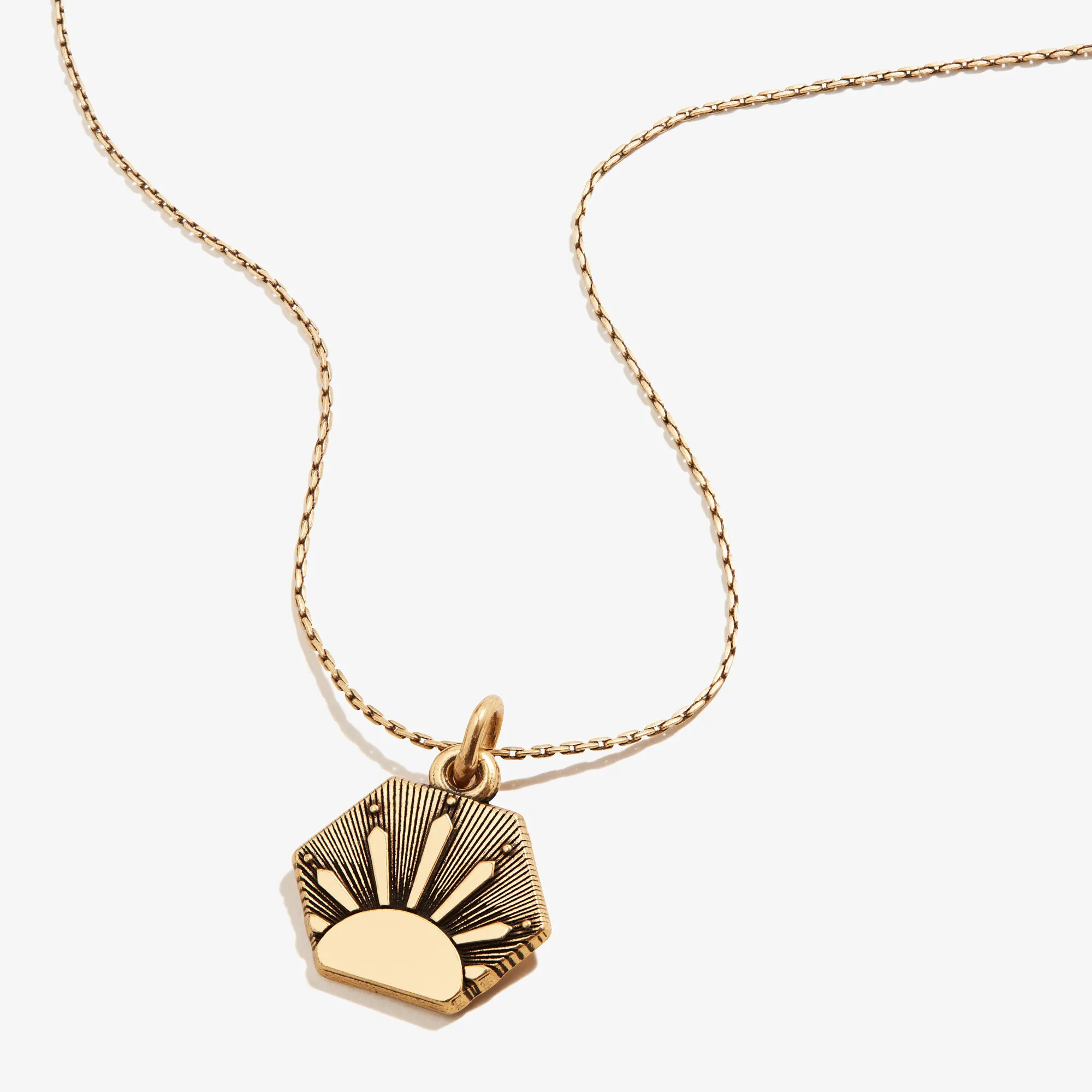 Sun Charm Necklace, Expandable