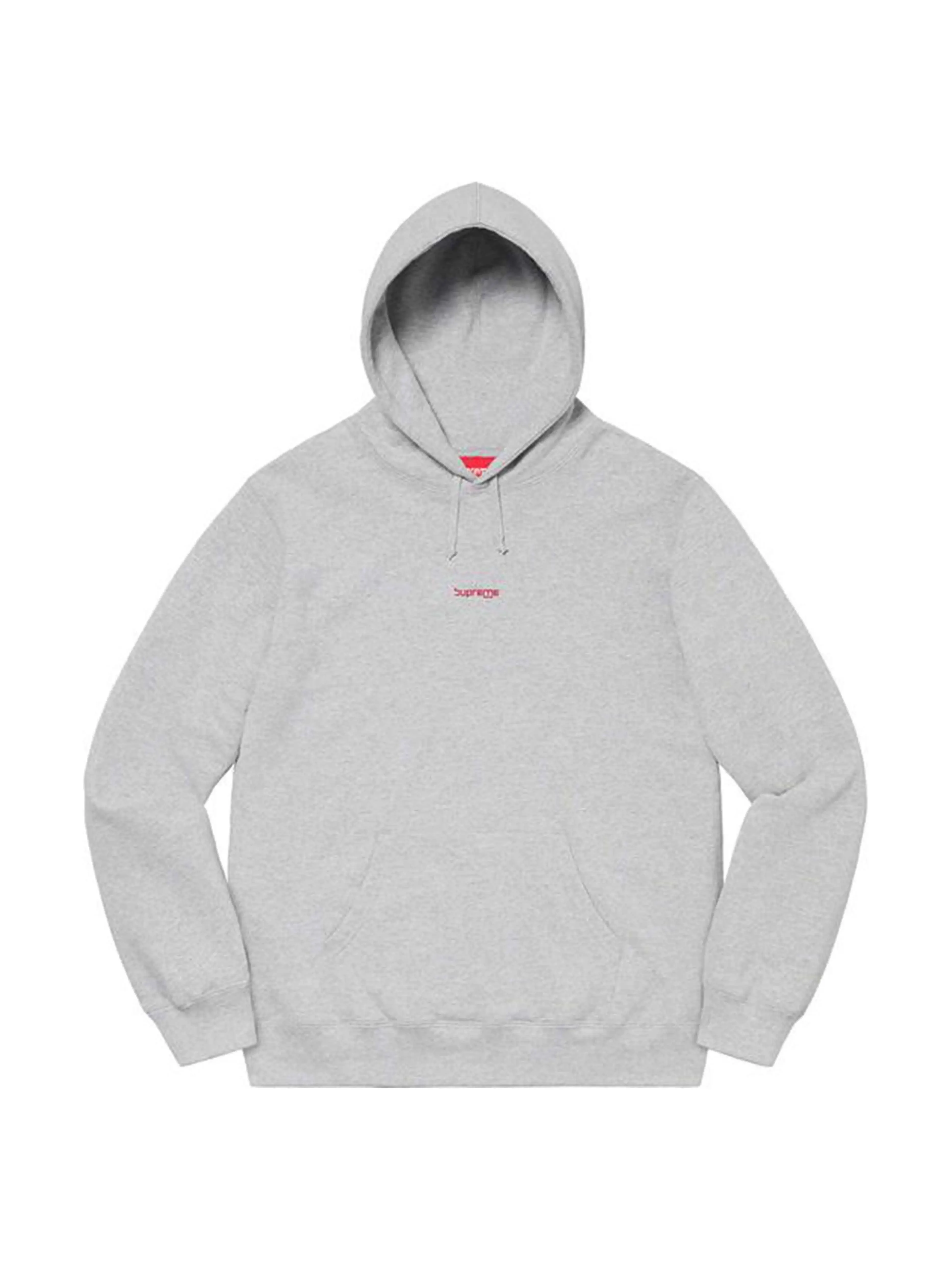 Supreme Digital Logo Hoodie Heather Grey [SS20]