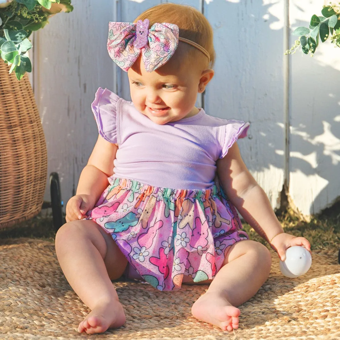 Sweet Wink Easter Peeps S/S Tutu Bodysuit