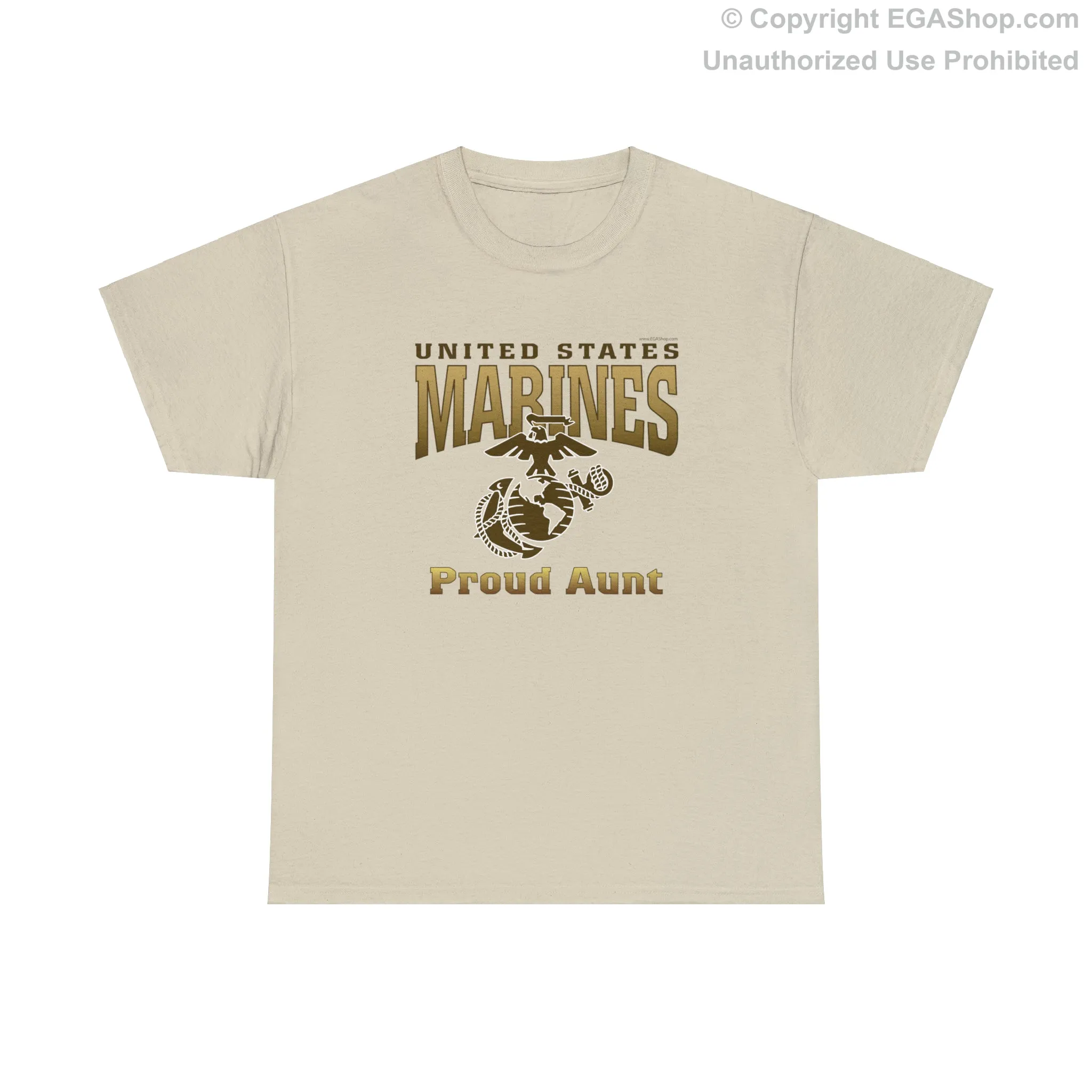 T-Shirt: United States Marines Proud Aunt