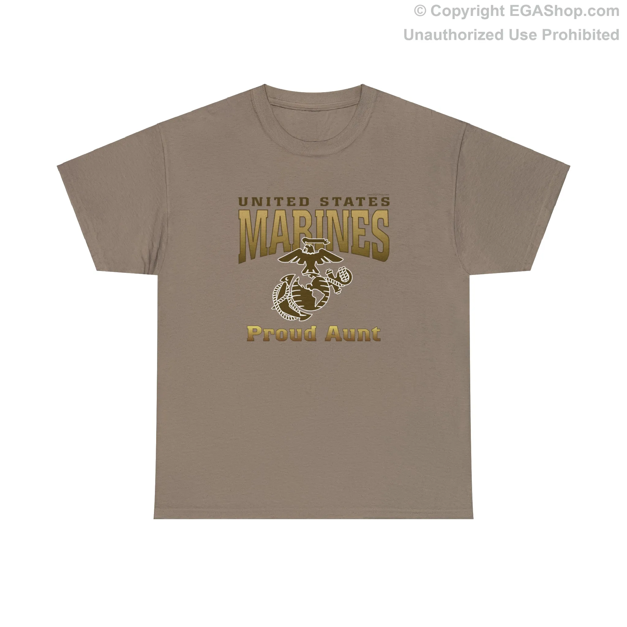 T-Shirt: United States Marines Proud Aunt