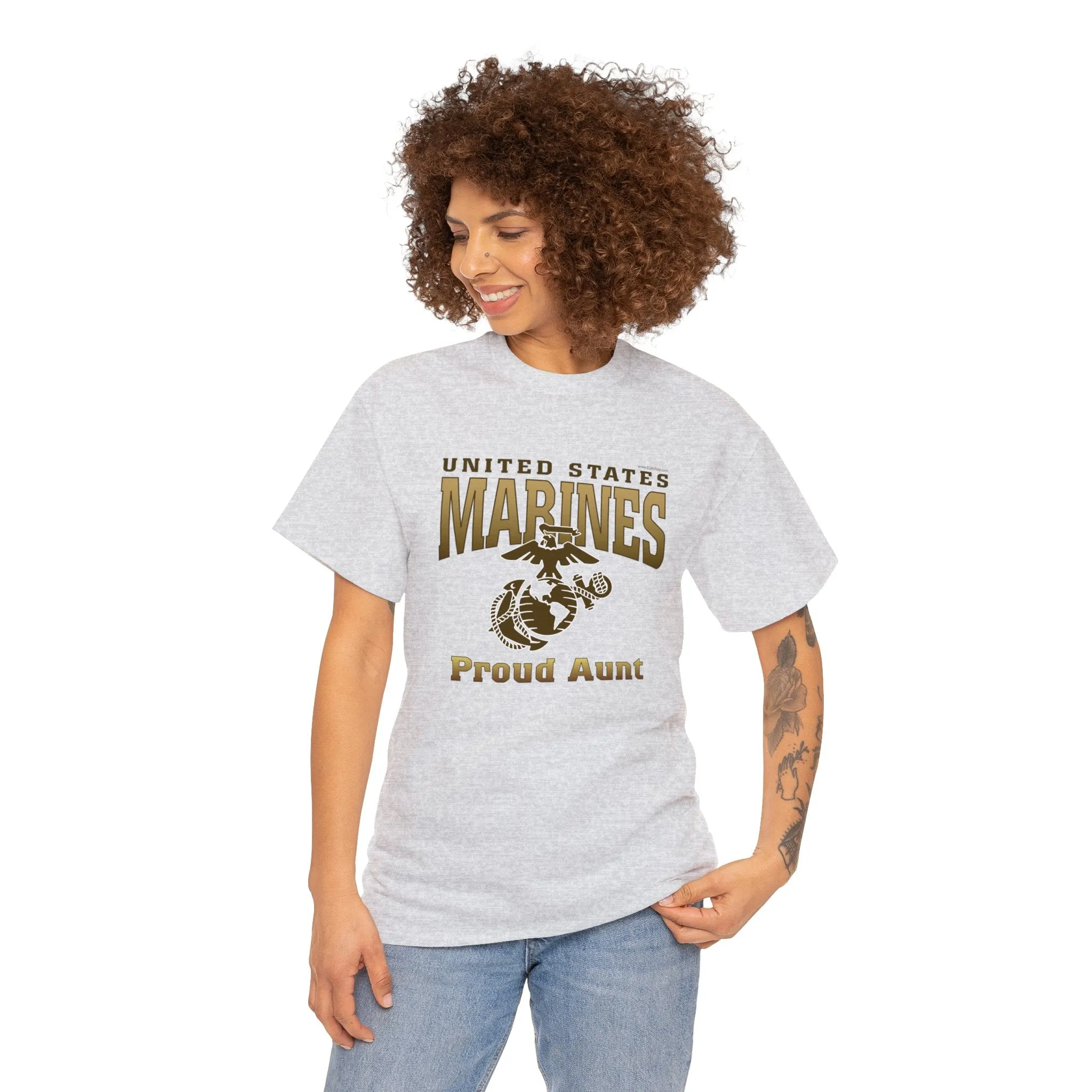 T-Shirt: United States Marines Proud Aunt