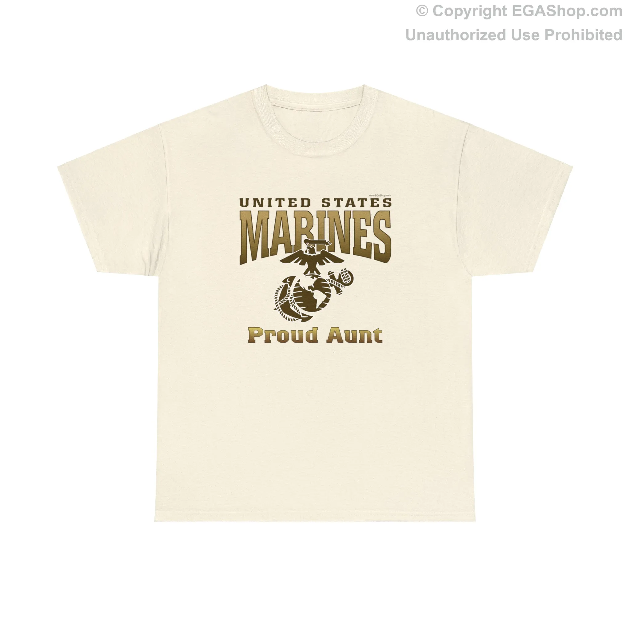 T-Shirt: United States Marines Proud Aunt