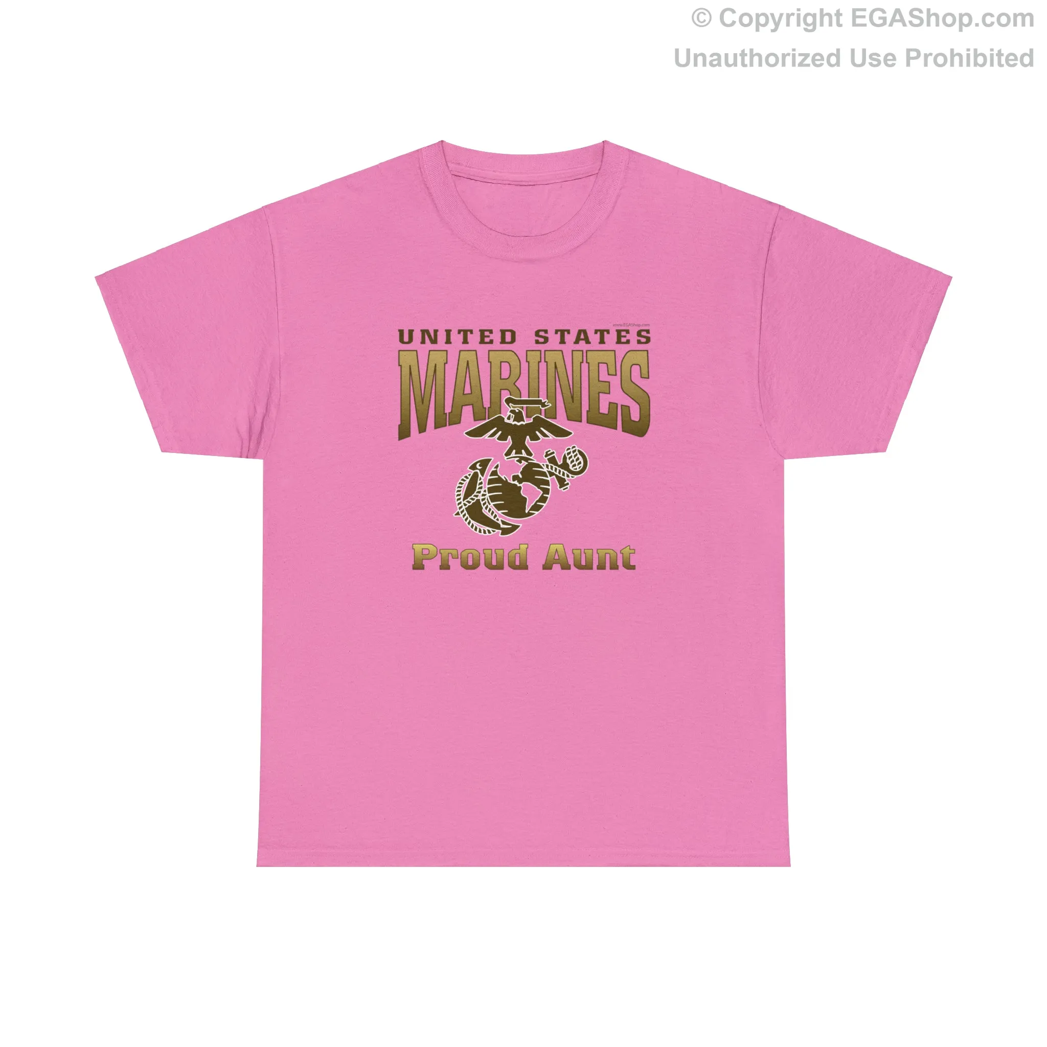 T-Shirt: United States Marines Proud Aunt