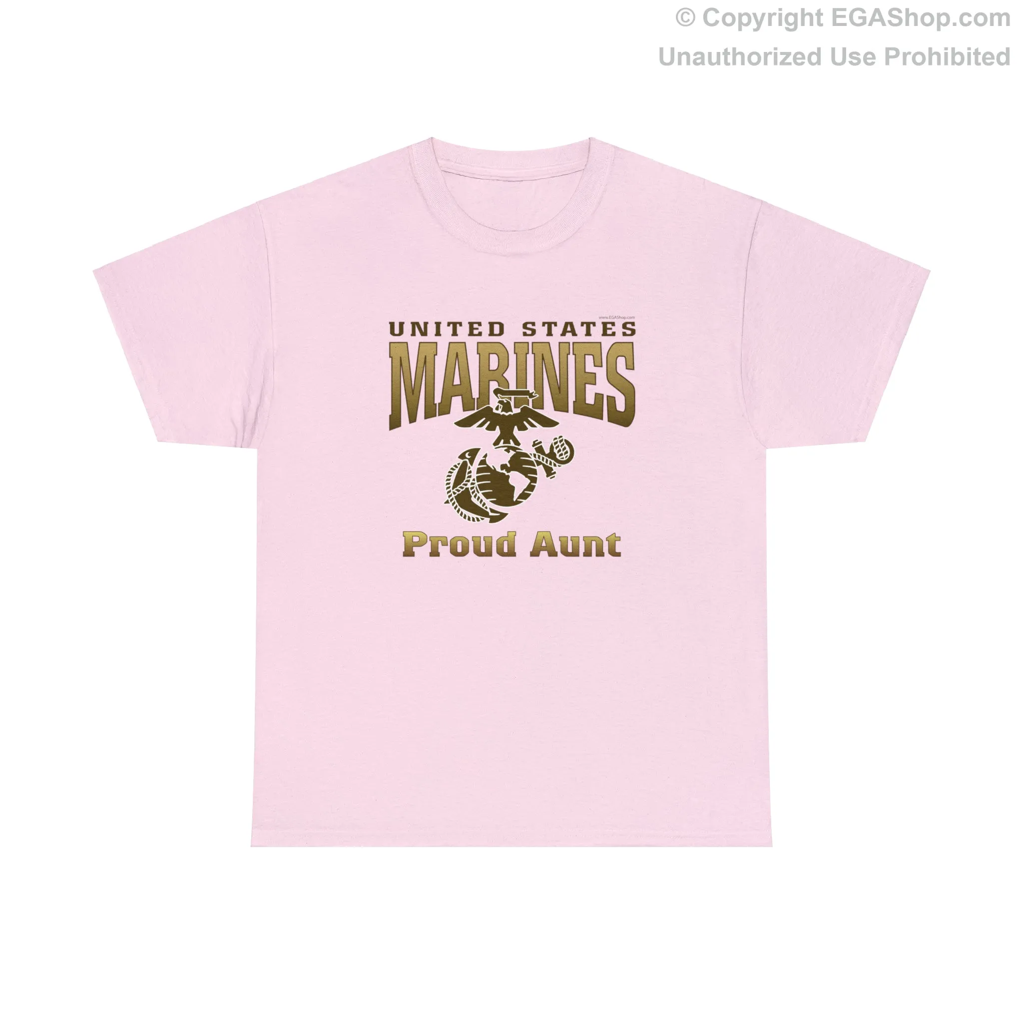 T-Shirt: United States Marines Proud Aunt