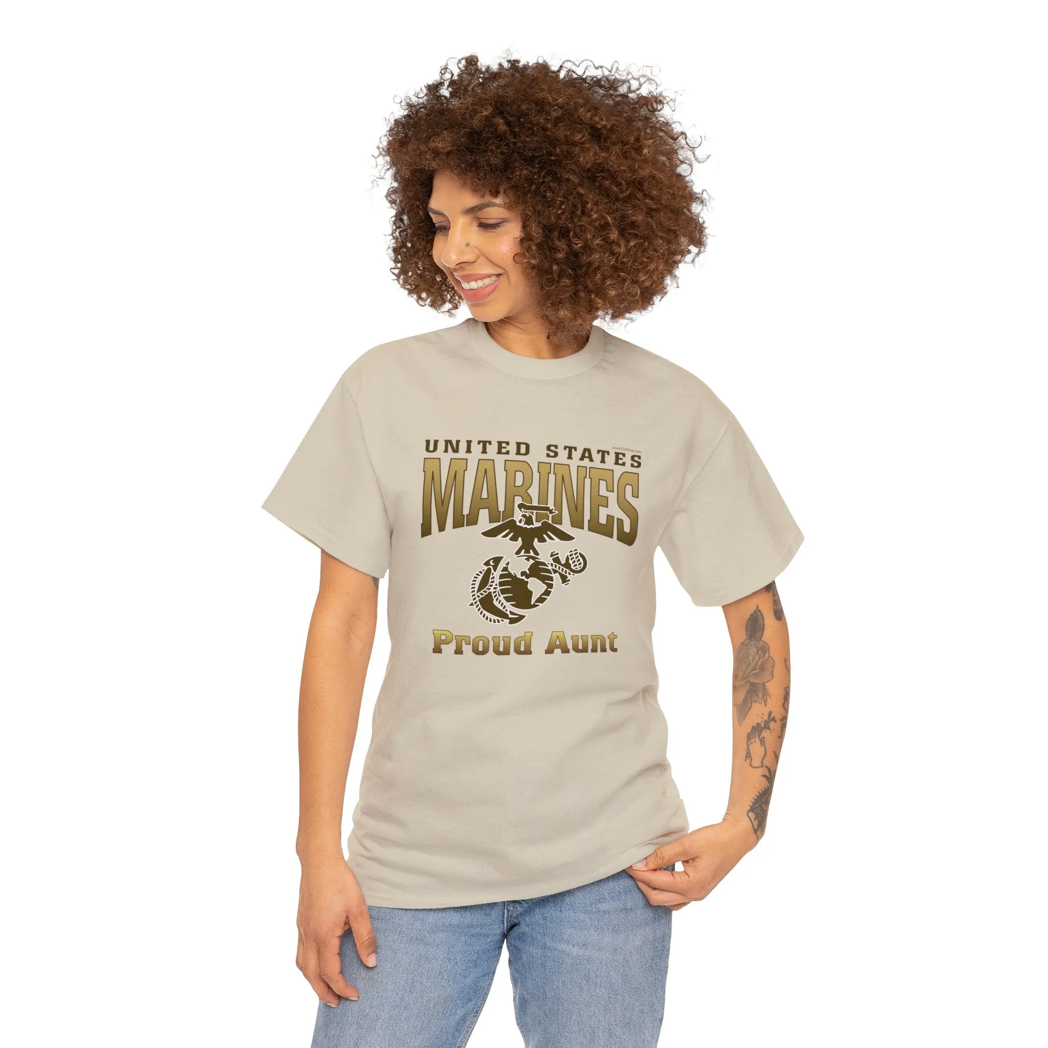 T-Shirt: United States Marines Proud Aunt