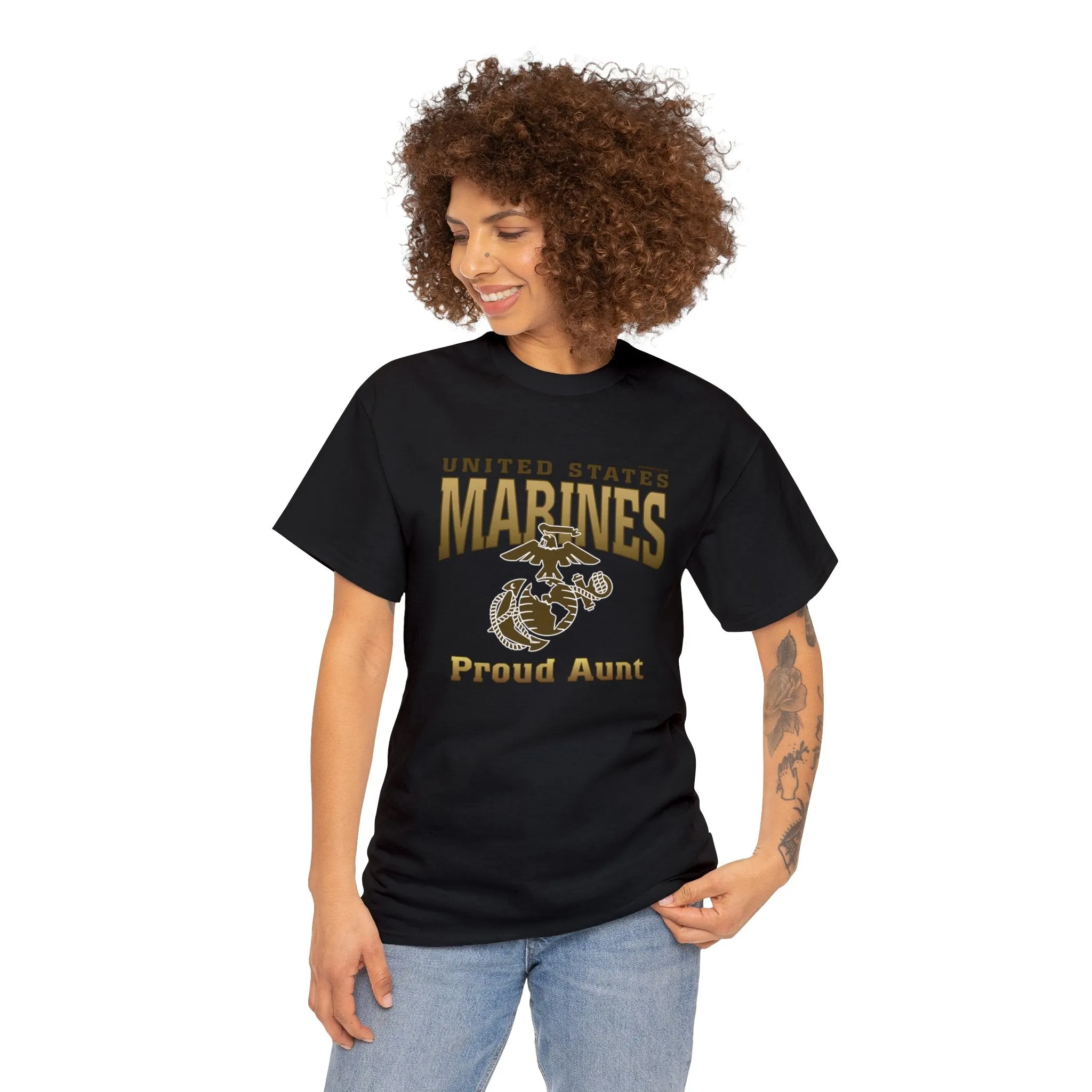 T-Shirt: United States Marines Proud Aunt