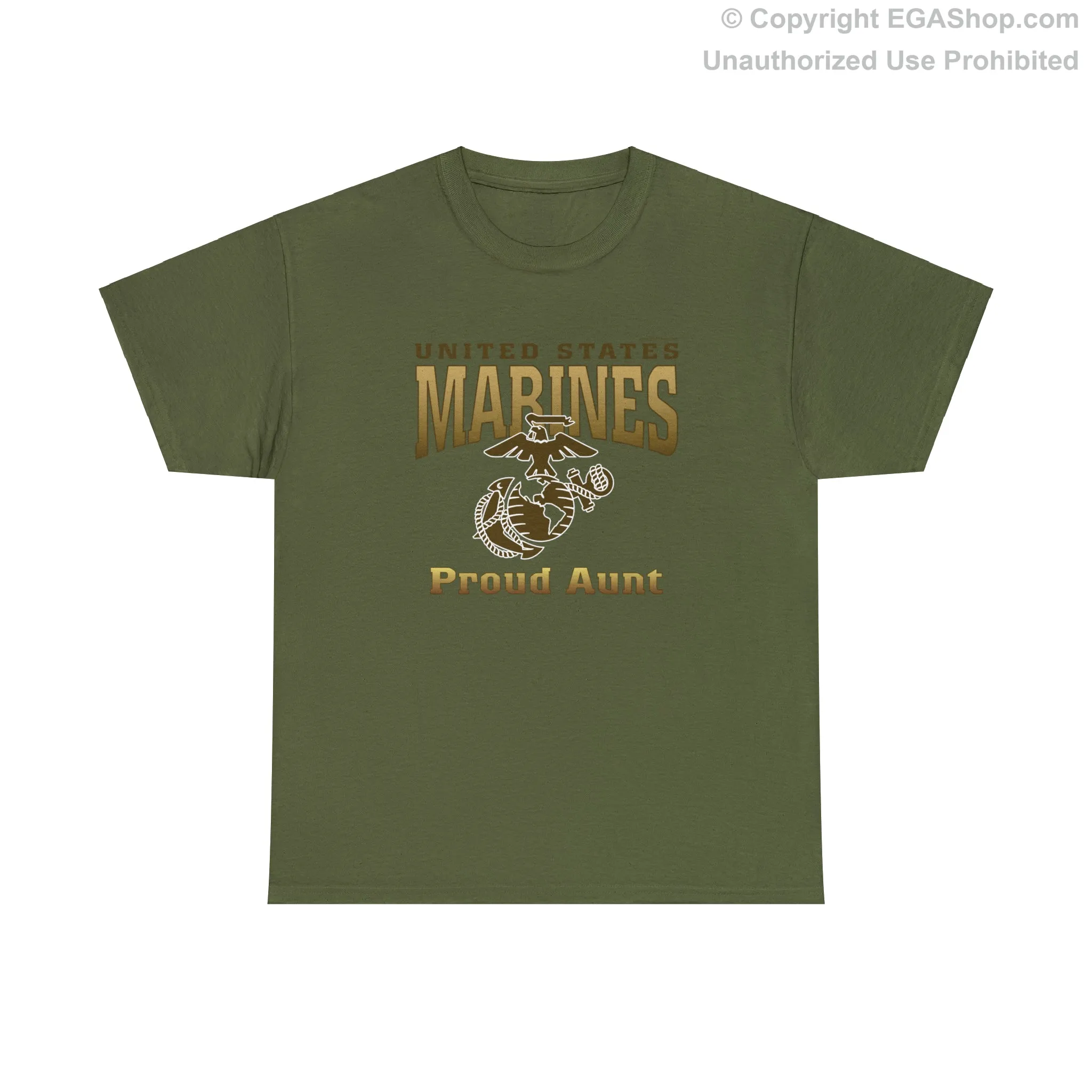 T-Shirt: United States Marines Proud Aunt