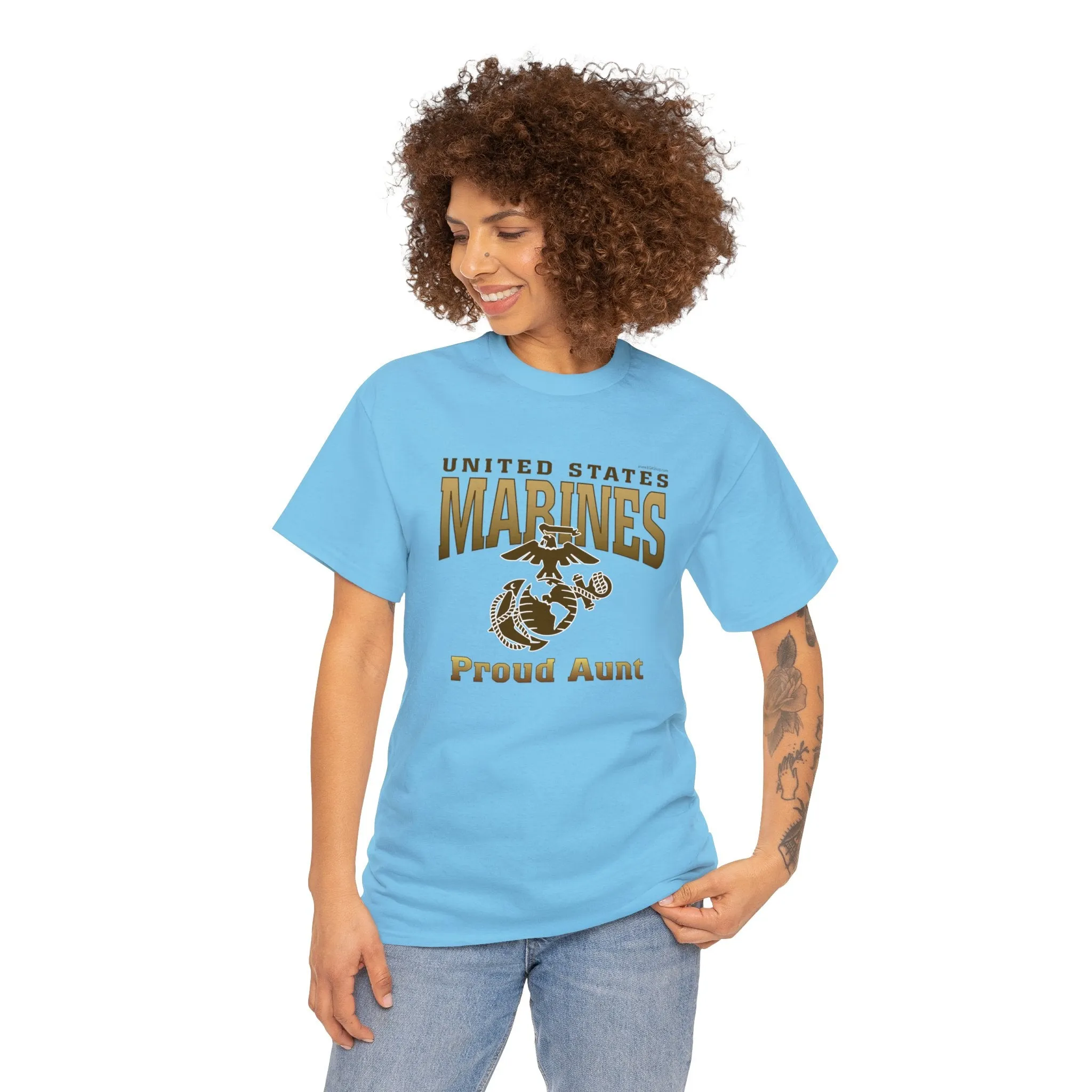 T-Shirt: United States Marines Proud Aunt