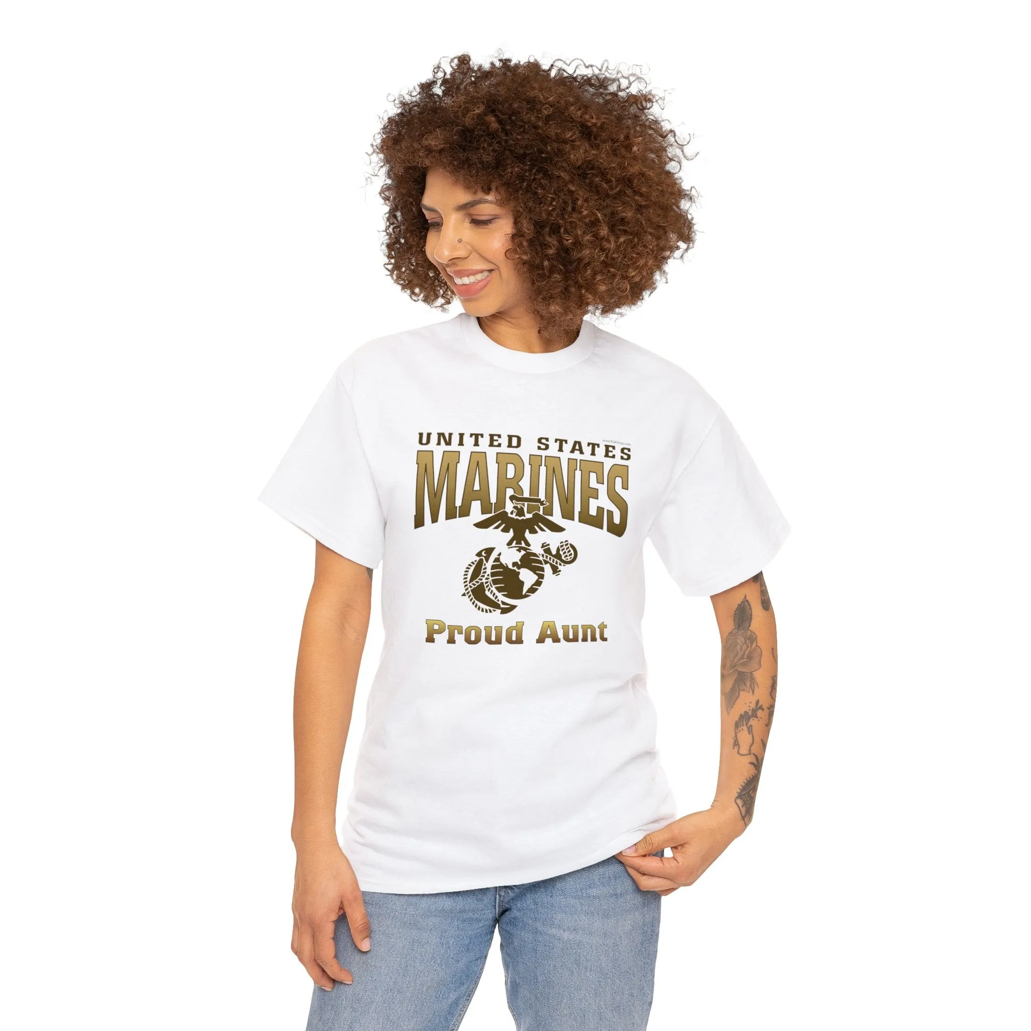 T-Shirt: United States Marines Proud Aunt