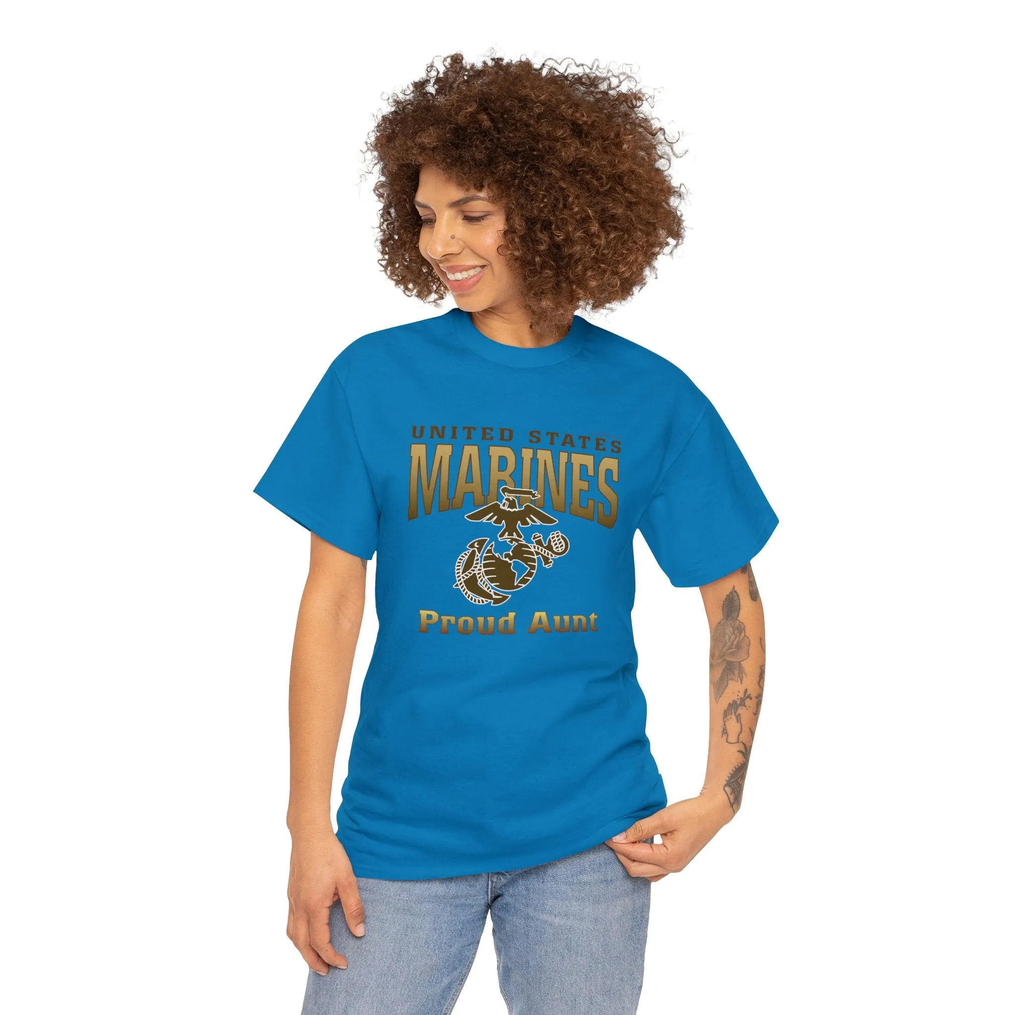 T-Shirt: United States Marines Proud Aunt