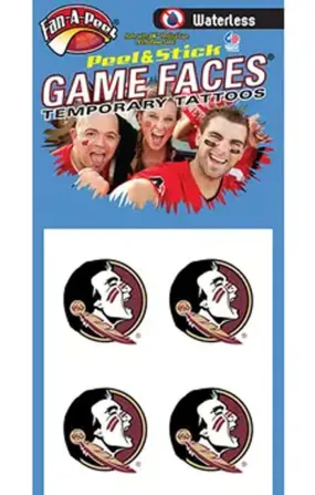 The FSU Seminoles Temporary Tattoos