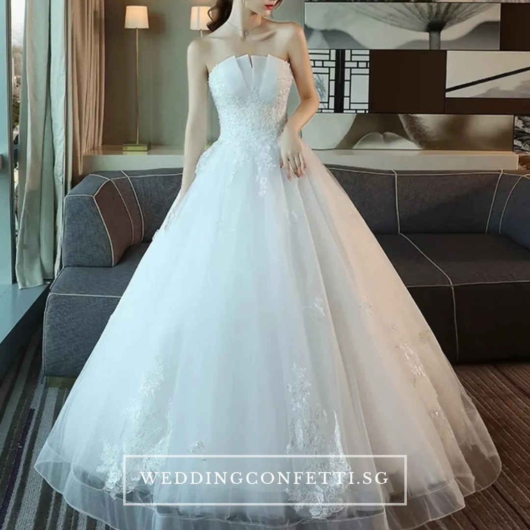 The Henreitta Wedding Bridal Tube White Gown