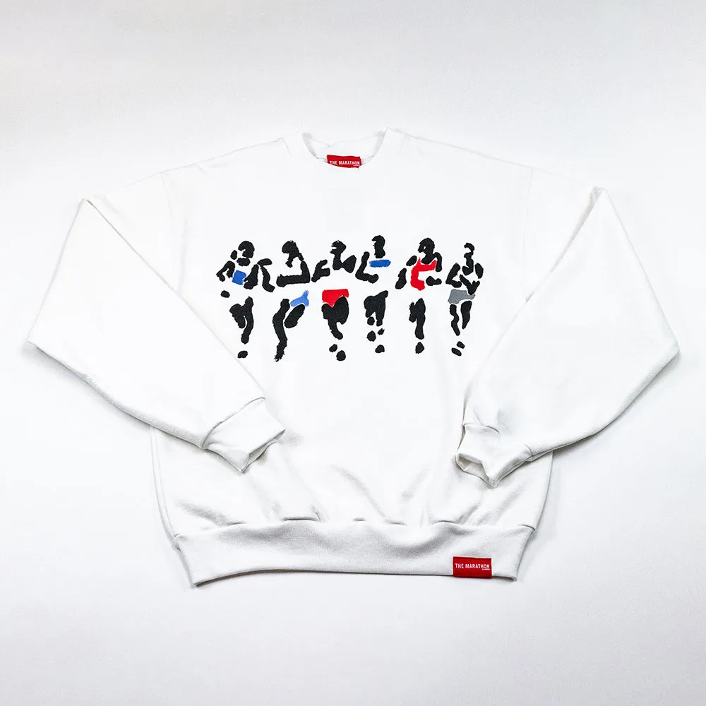 The Runners Crewneck Sweatshirt - White