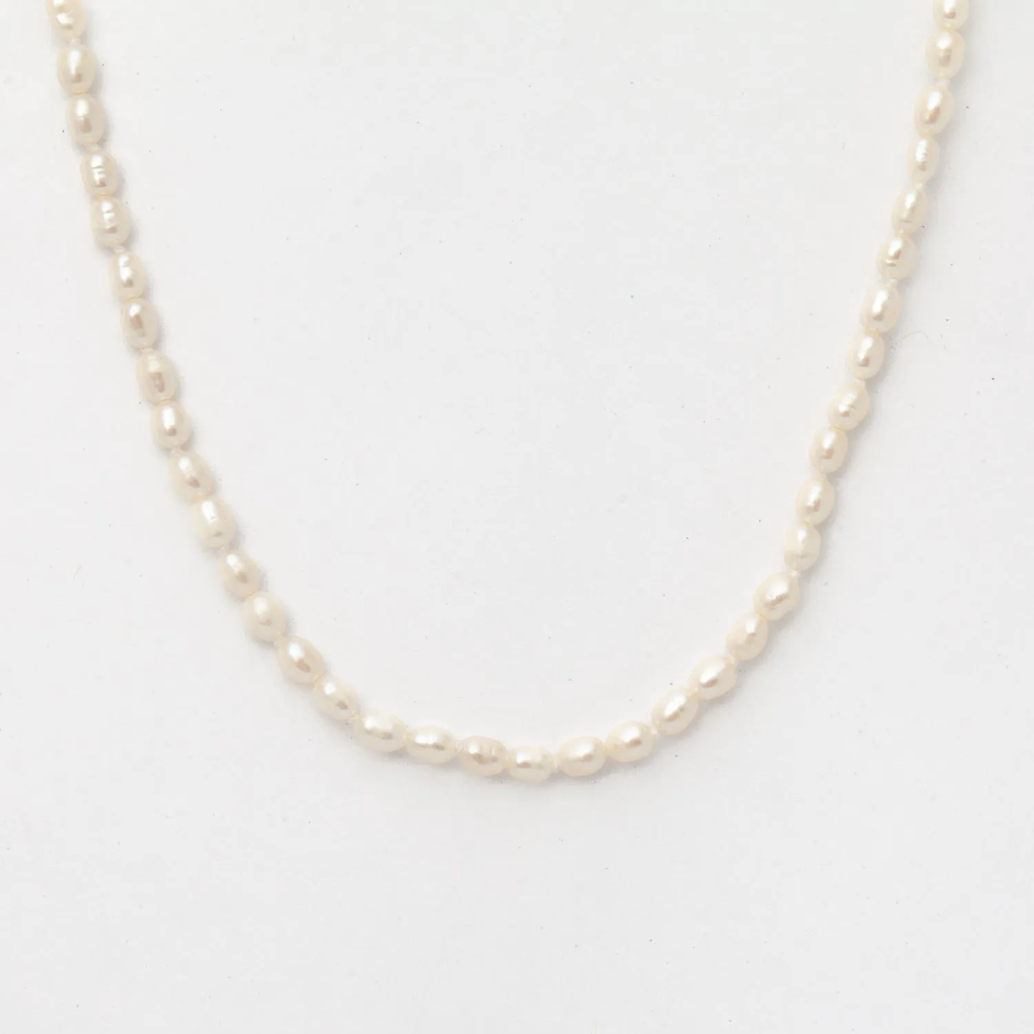 Tiny Seed Pearl Necklace