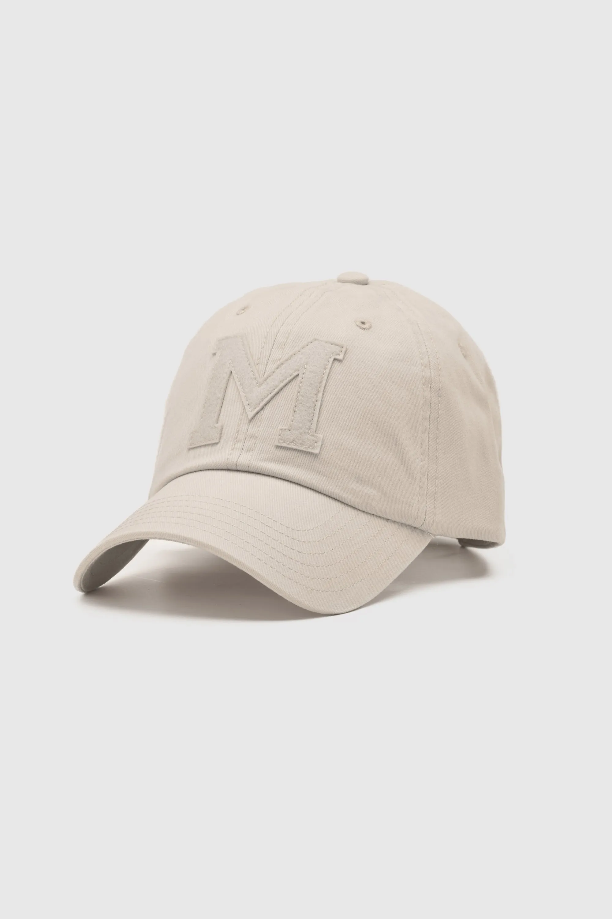 Tonal Letter Cap Beige