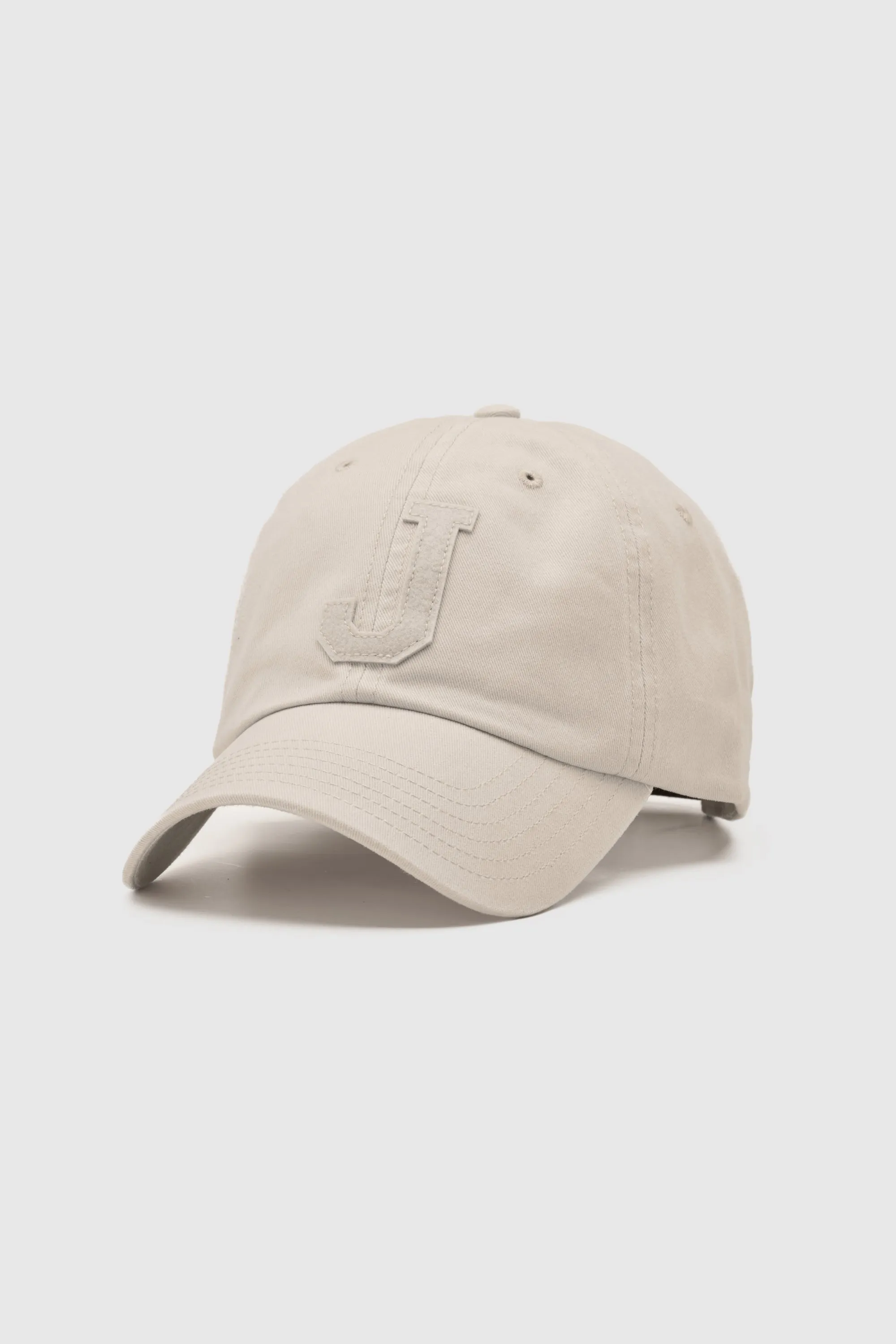 Tonal Letter Cap Beige